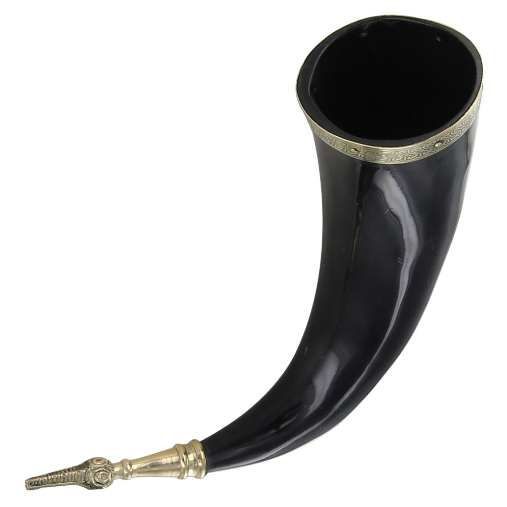 Norse Horns of Odin Drinking Horn