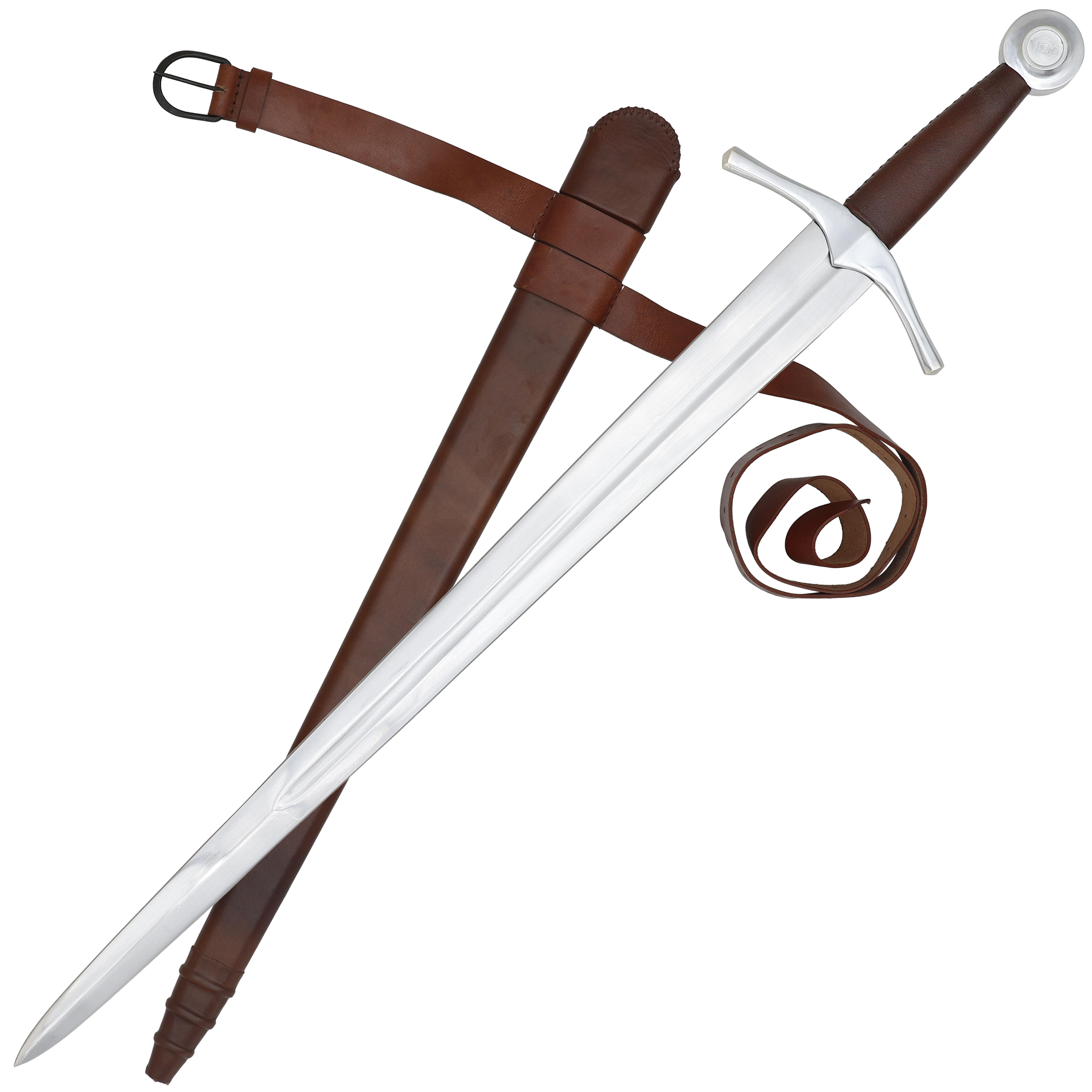 Armory REpliCAs ? FunCtionAl 14tH CEntury Arming Sword SCABBArd InCludEd