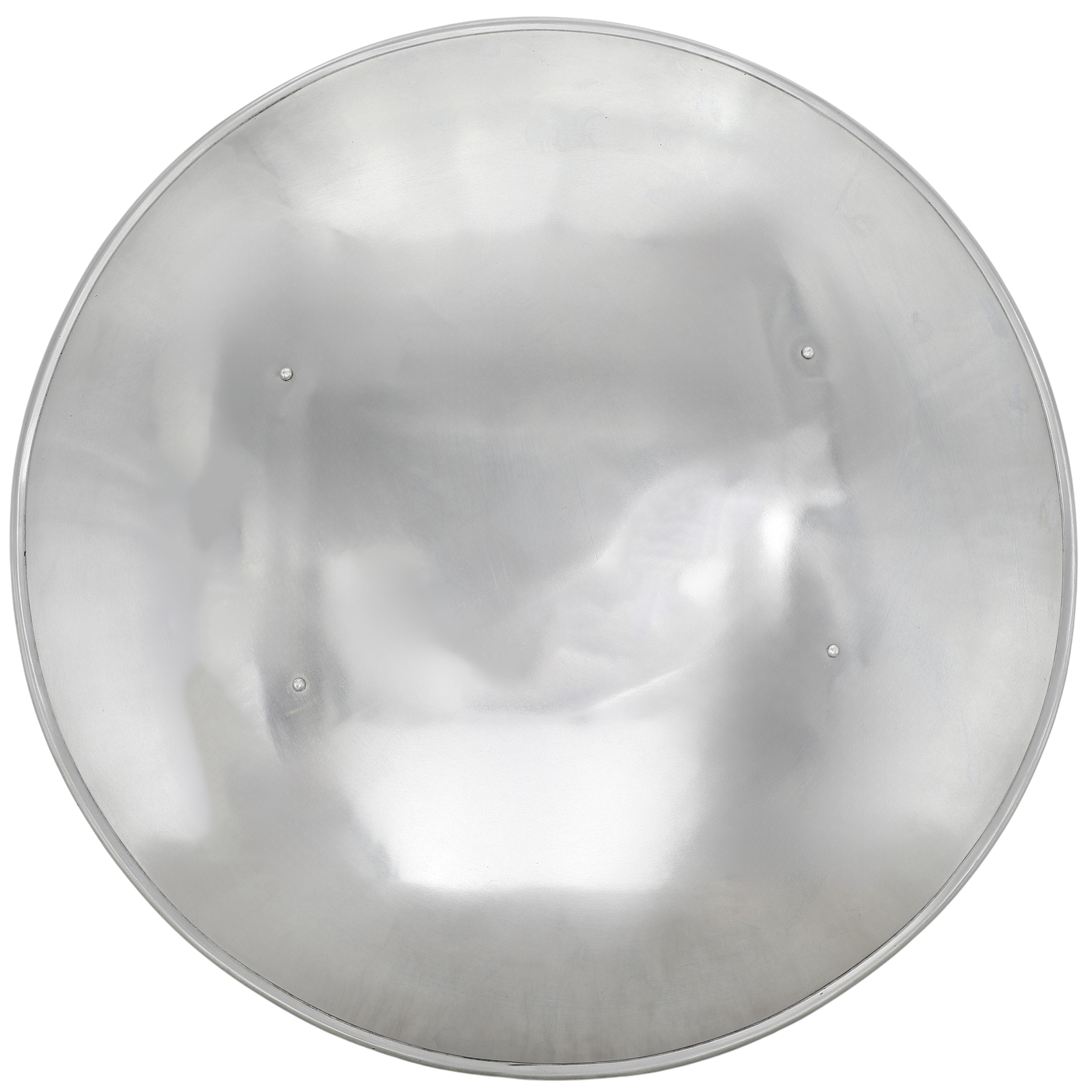 Round Blank Steel Medieval Shield ? Functional Polished Design