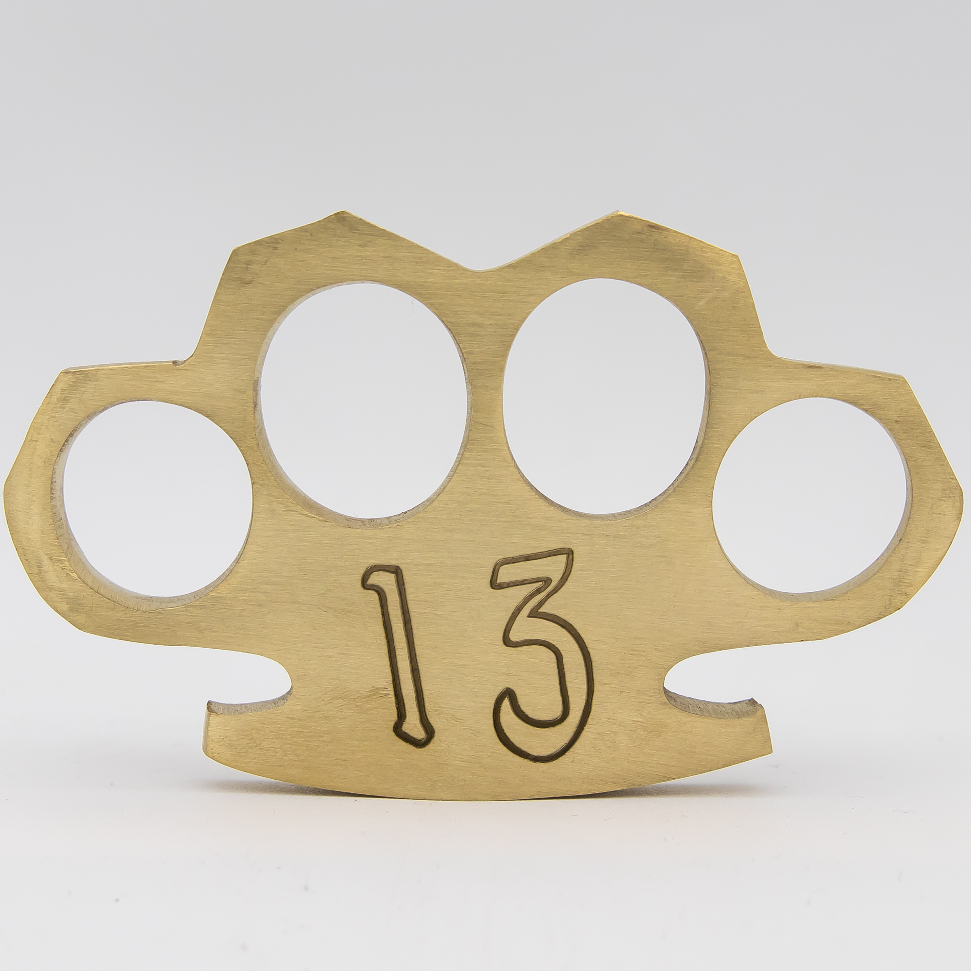 Luck in Heart 100% Pure Brass Knuckle Paper Weight ACCESSORY
