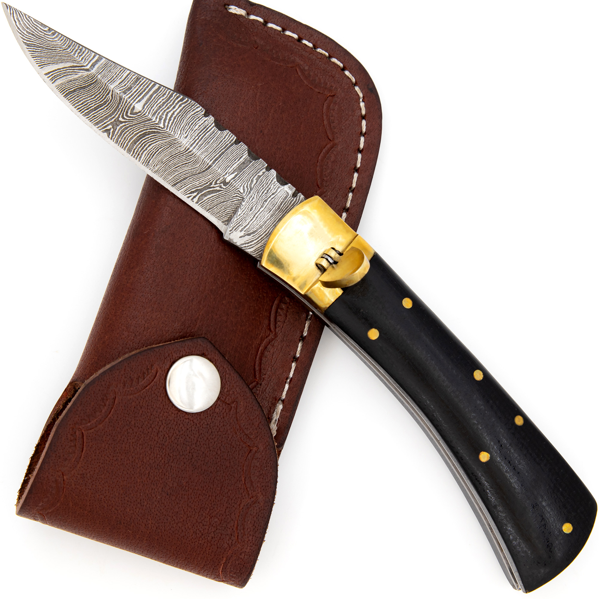Playing Dirty Turkish Clip Point Automatic SWITCHBLADE Lever Knife | Micarta Handle