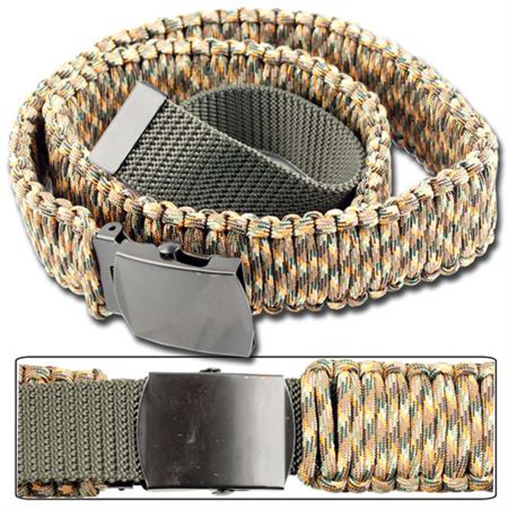 550 Paracord Survival BELT - Autumn Camo