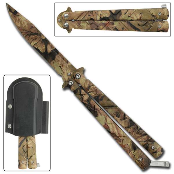 Forester Digital Camo Butterfly Knife