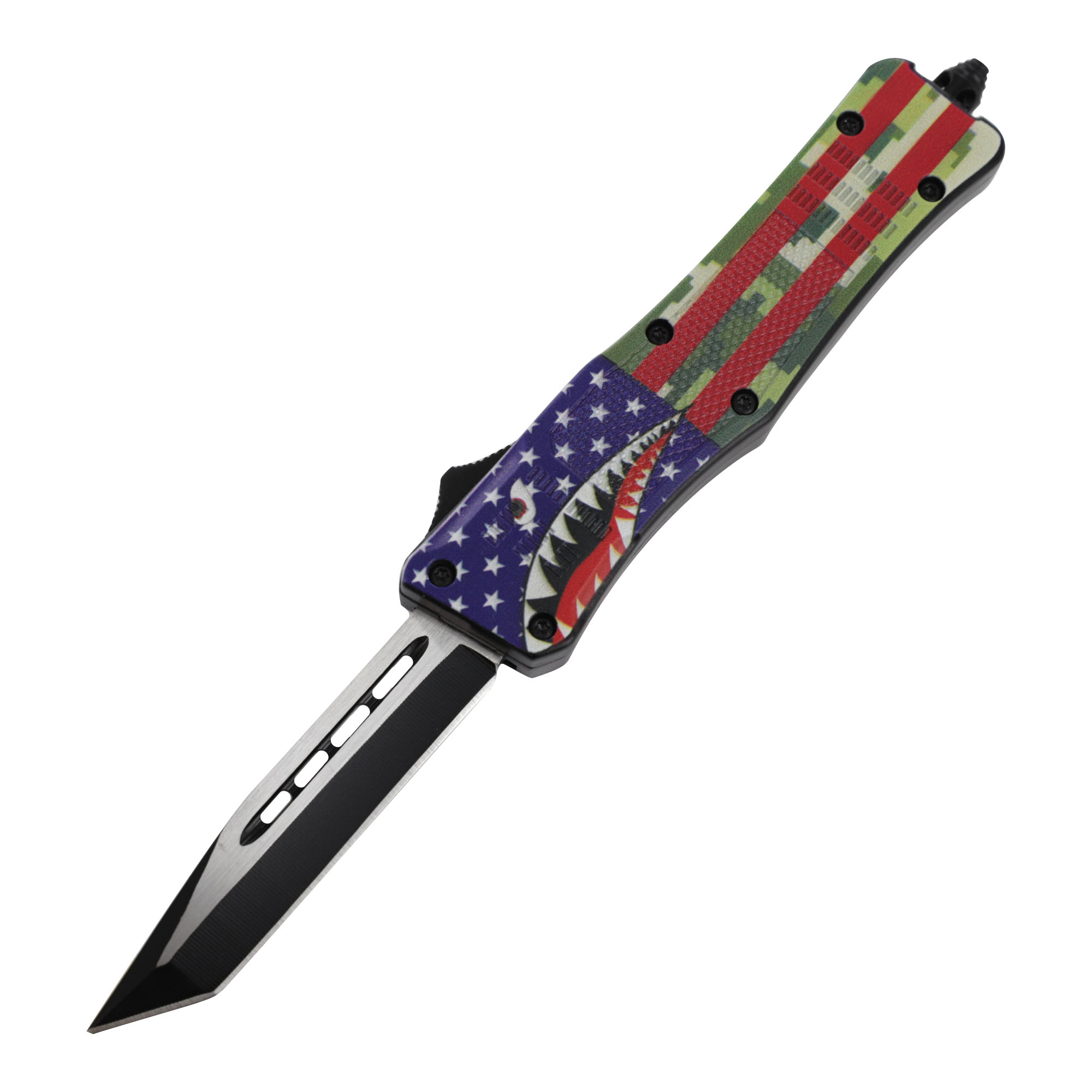 Shark Attack Compact Automatic Out The Front KNIFE