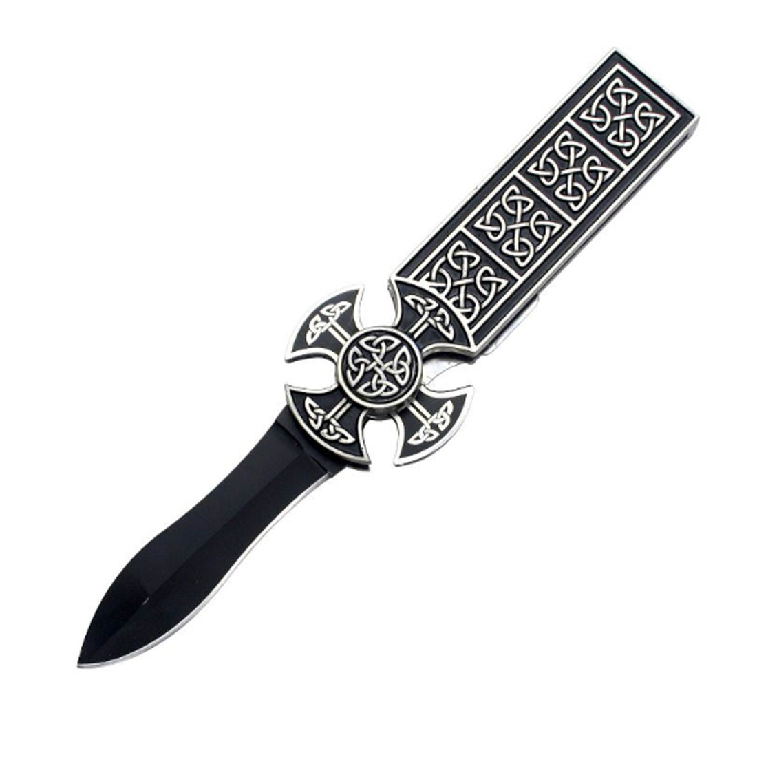 Wee Spirit Celtic Cross Folding Pocket KNIFE