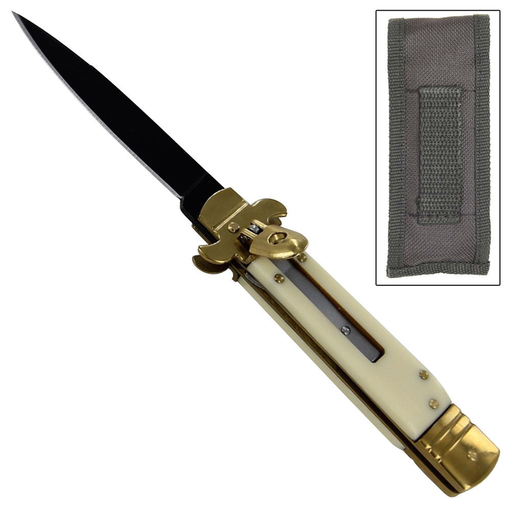 Western Riverboat Gambler SWITCHBLADE Knife