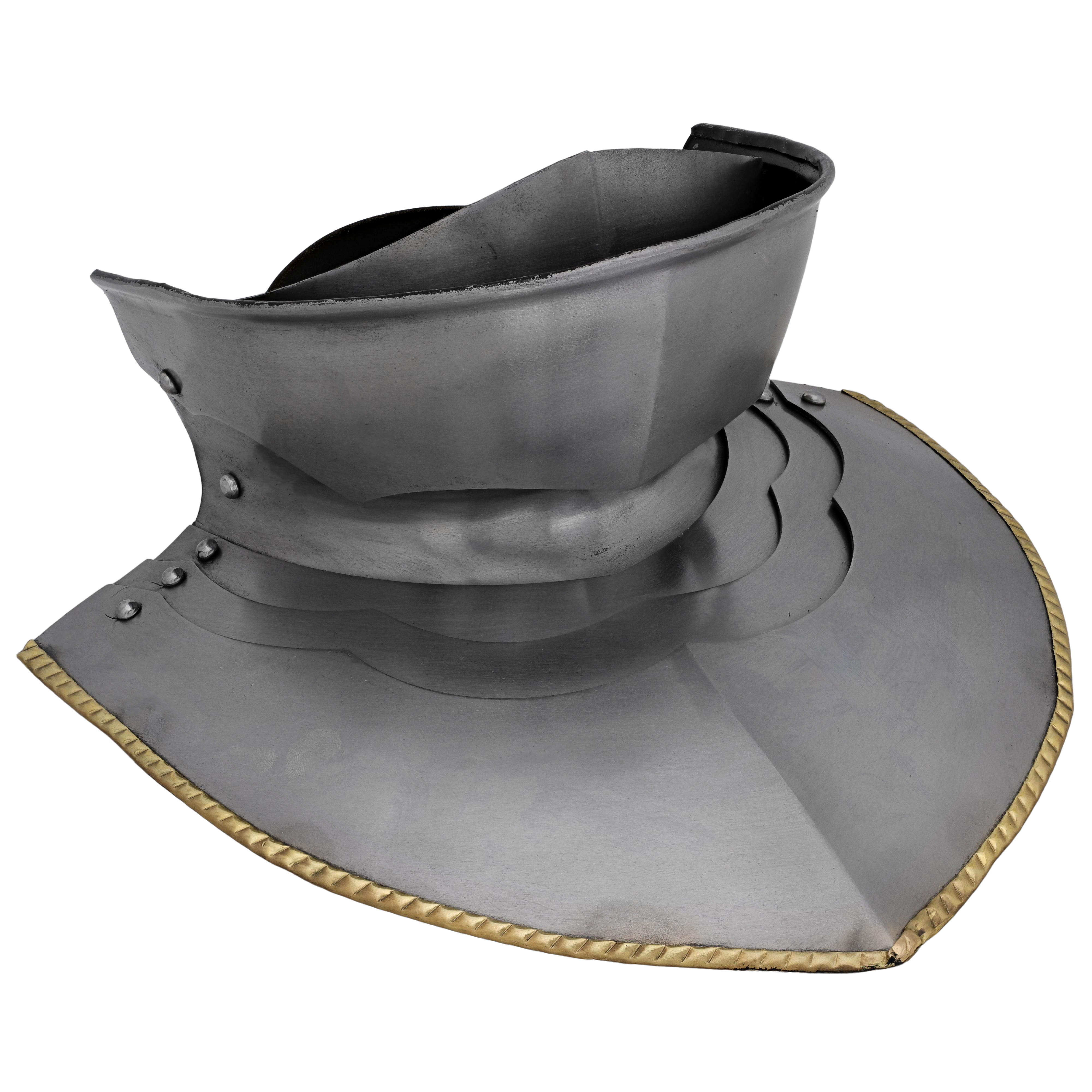 Adjustable Collar Bevor with Leather STRAP and Iron Buckle - Mild Steel Medieval Neck Guard