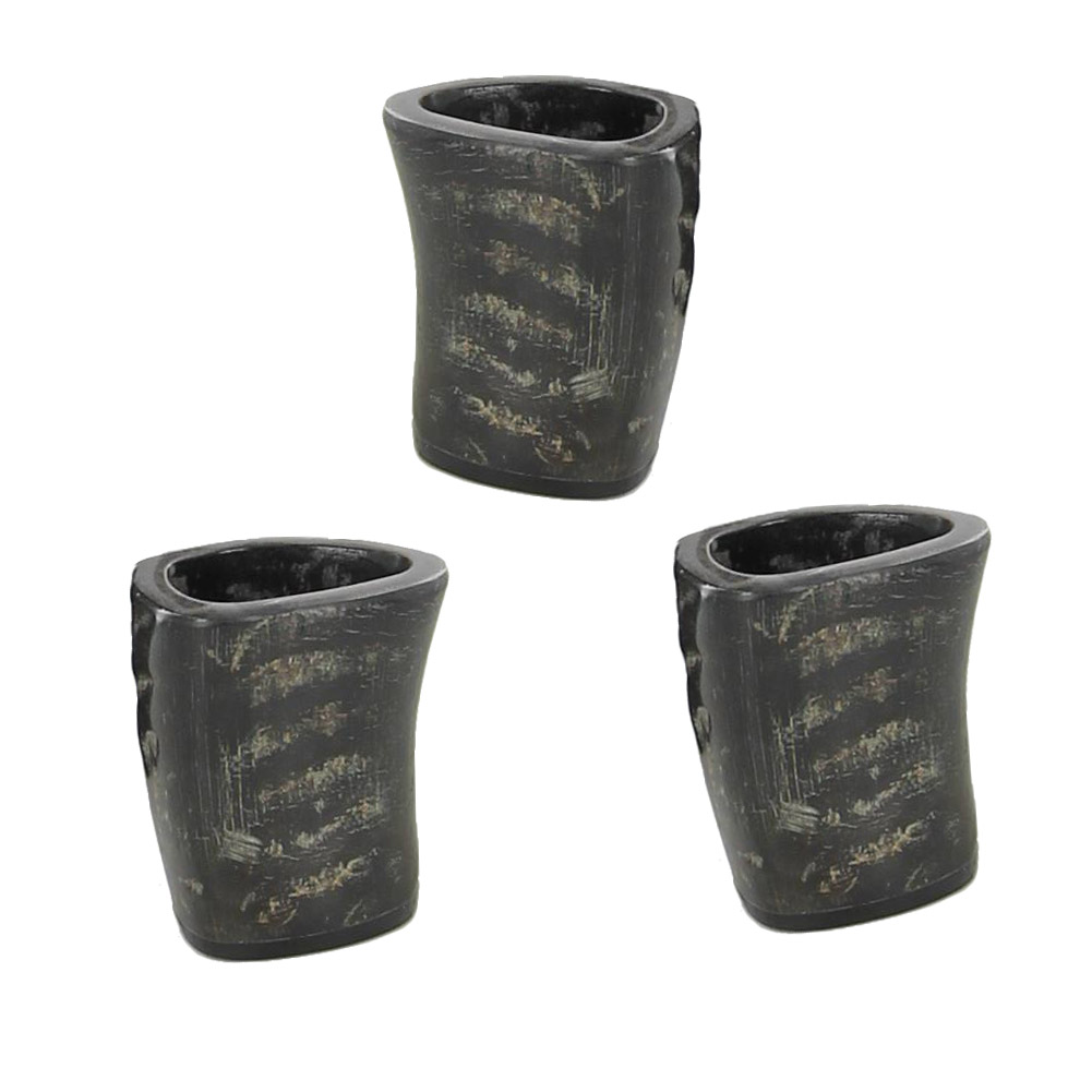 Throw Em Back Buffalo Horn Shot GLASS Set