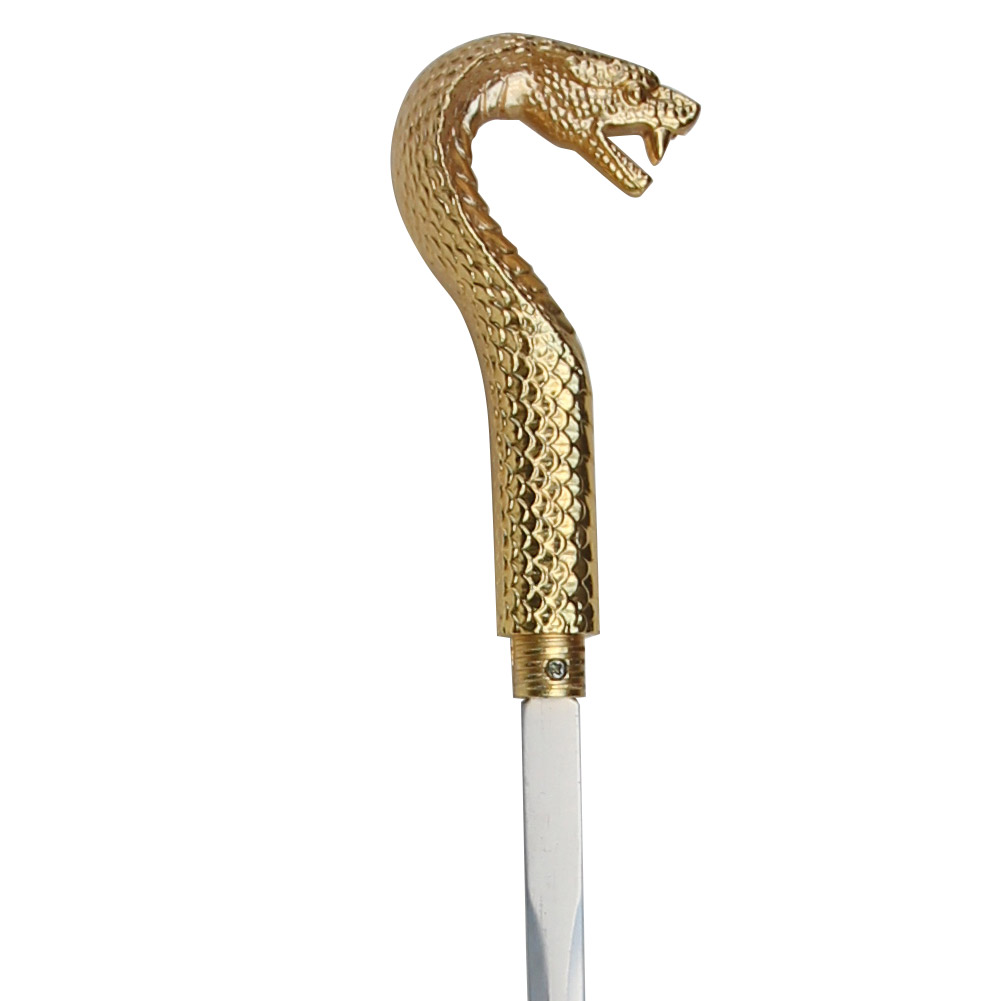 Golden Pharaoh King Cobra SWORD Cane