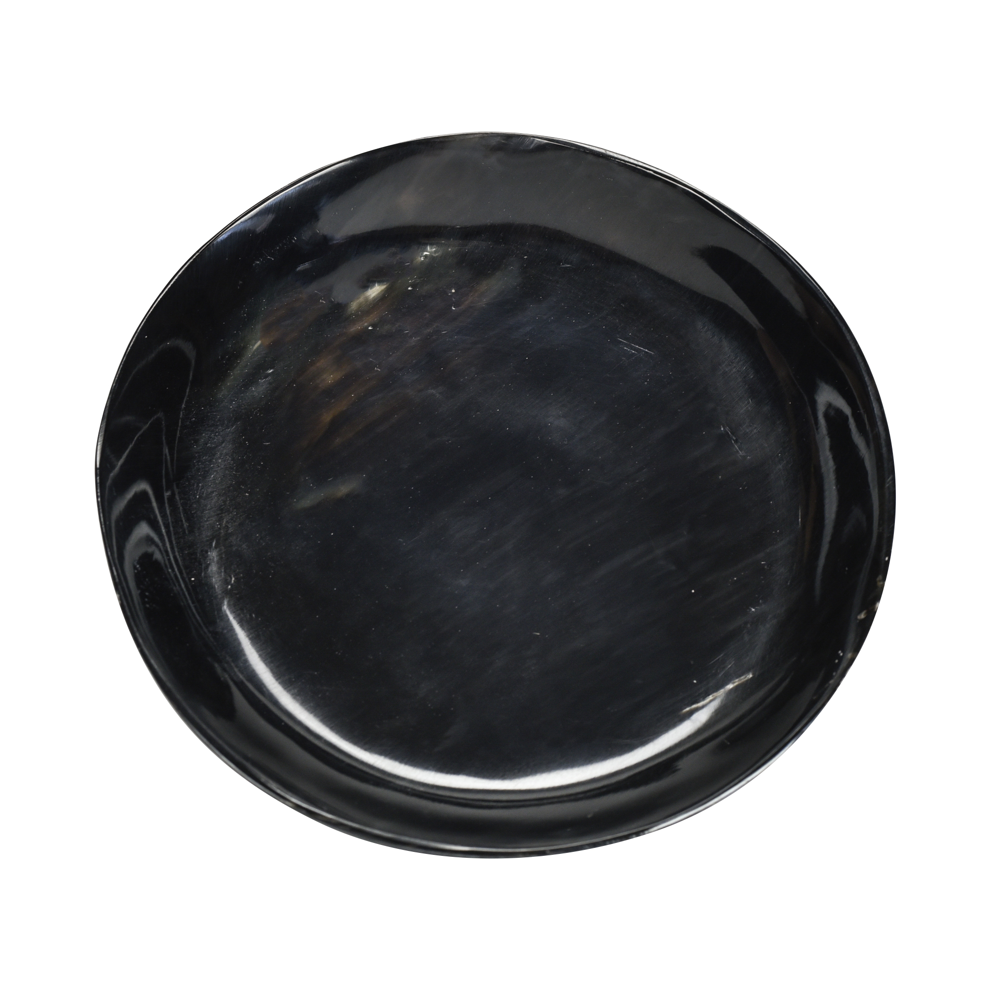 Handmade Natural Horn Round Feasting PLATE Dinnerware