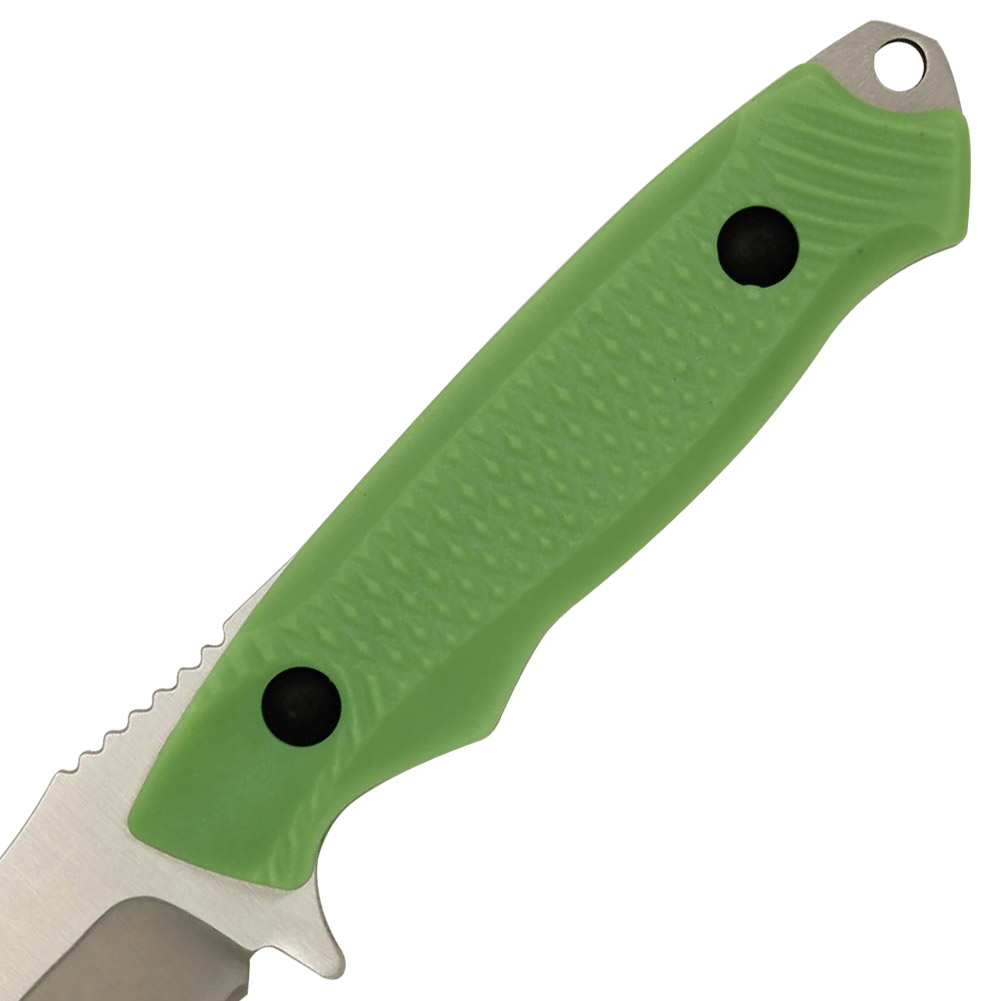 Full Tang Drop Point Tactical Knife Green