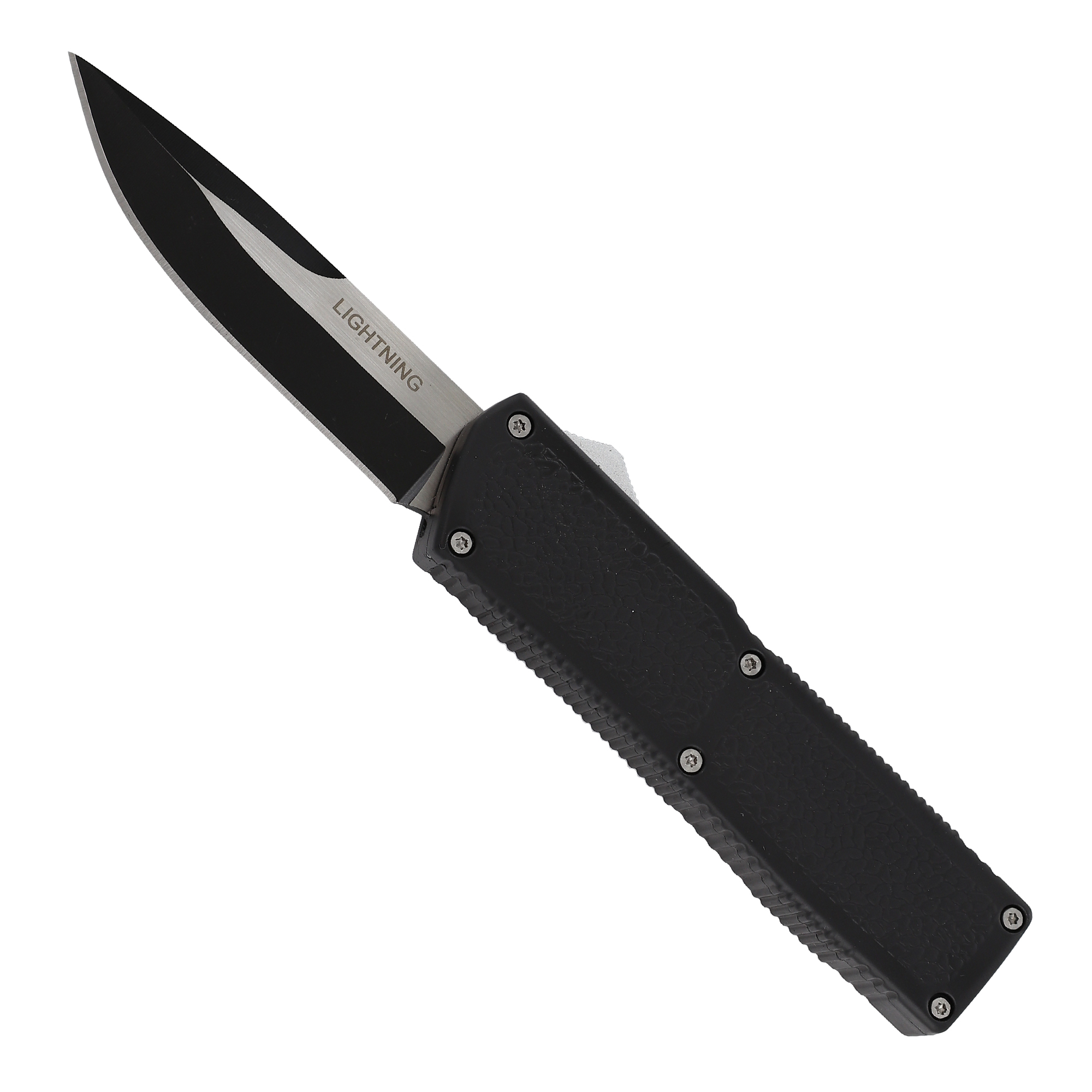 Black Betty Lightning Dual Action Drop Point Automatic OTF Knife