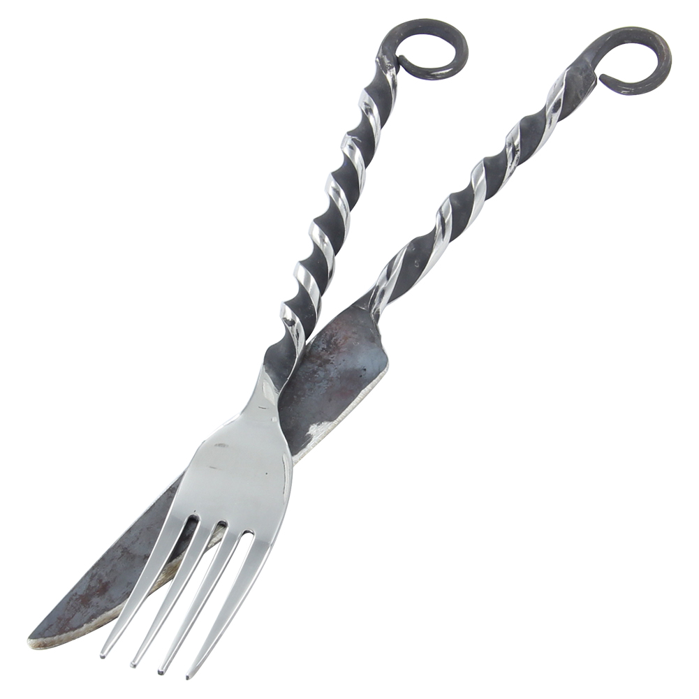Medieval Renaissance Stainless Steel Twisted Cutlery Set