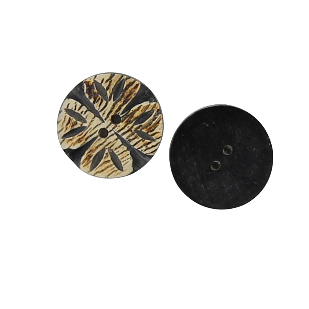 Set of 2 Fallen Lily Horn Buttons