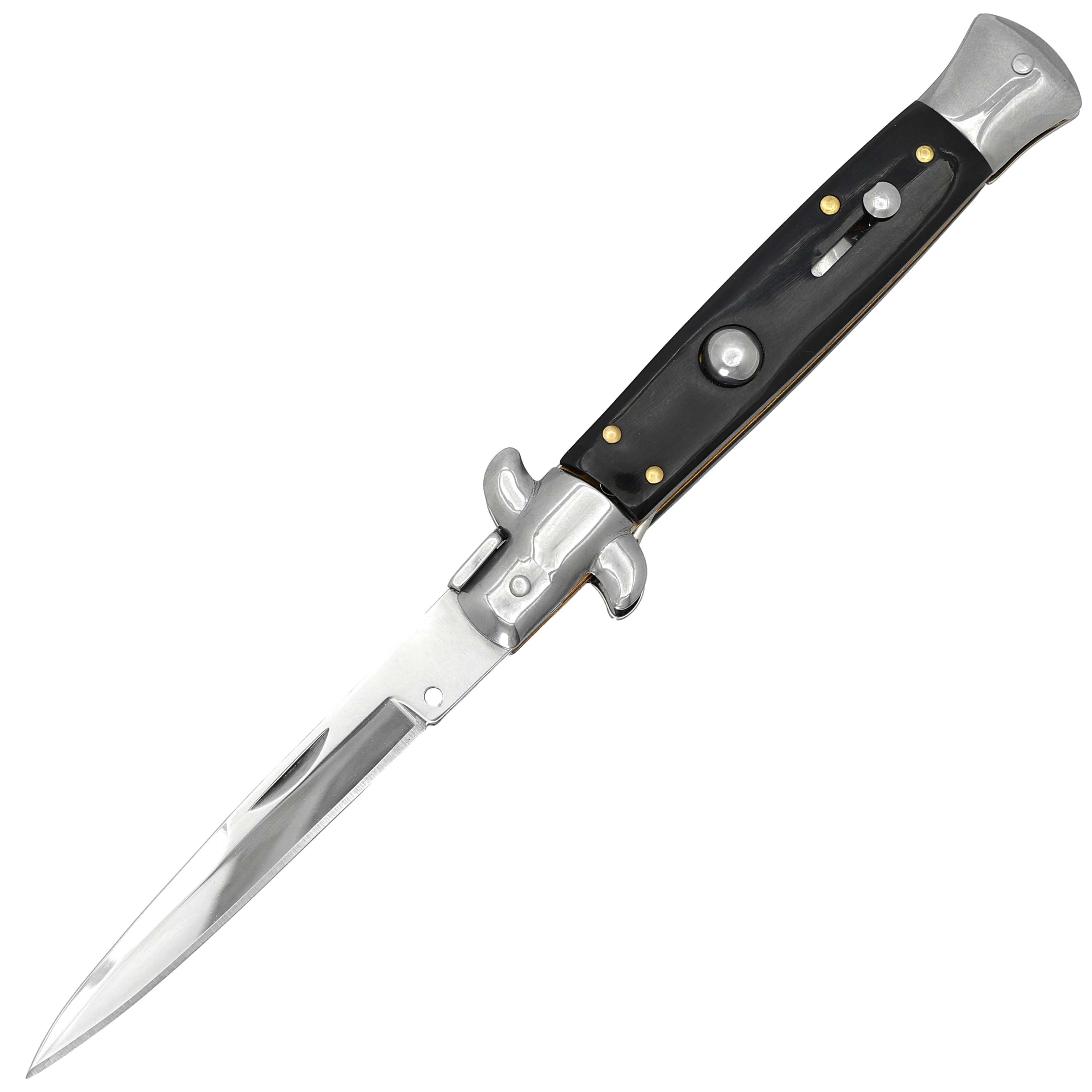 Black VELVET Automatic Stiletto Knife Milano