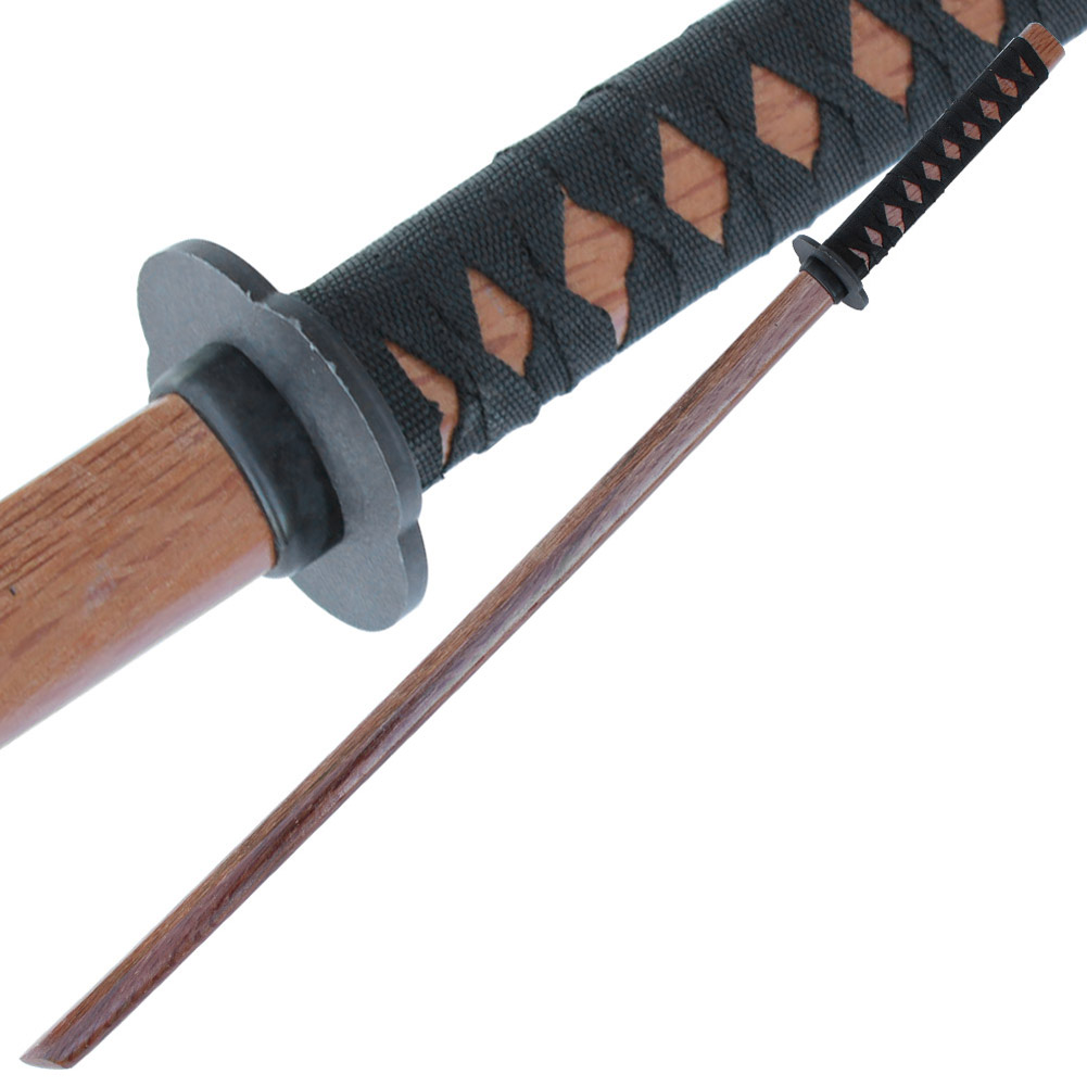 Yokai Unseen Sheesham Wood Full Tang SWORD Nylon Handle Wrap Bokken Katana w/ Shinai