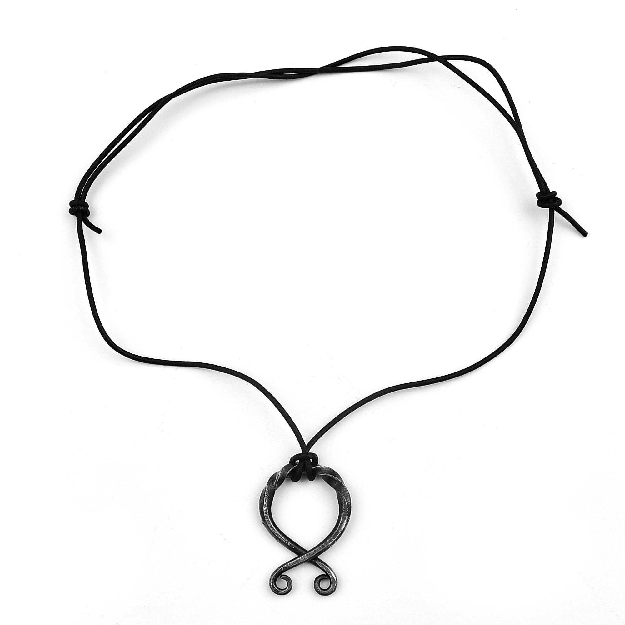 Modern Superstition Hand Forged Damascus Steel Viking Troll Cross Magic Warding Protection Unisex Pe