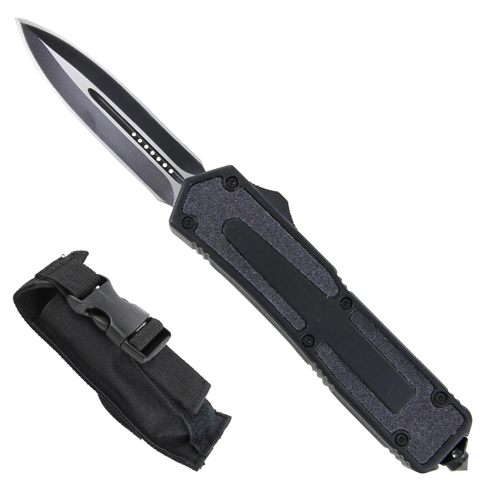 Automatic Titan Black OTF Double Edge KNIFE