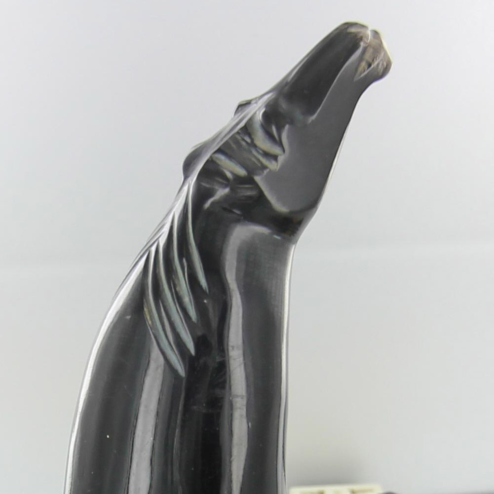 Spirited HORSE Horn Statue Paperweight