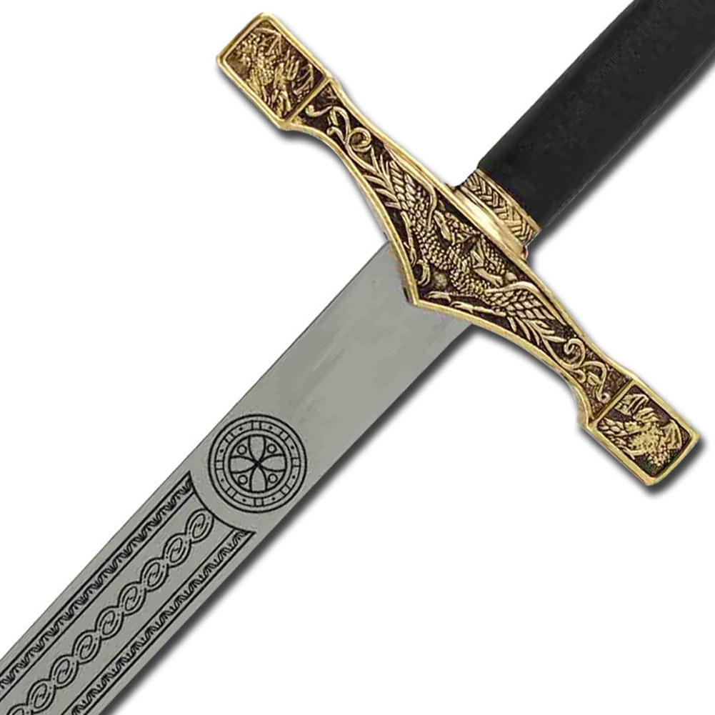 King Arthur Excalibur Replica Longsword - GOLD