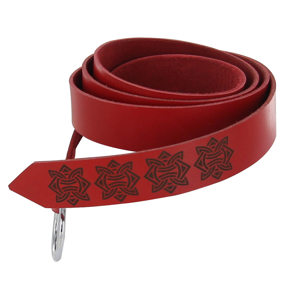 Medieval Norman Single RING Viking Leather Belt