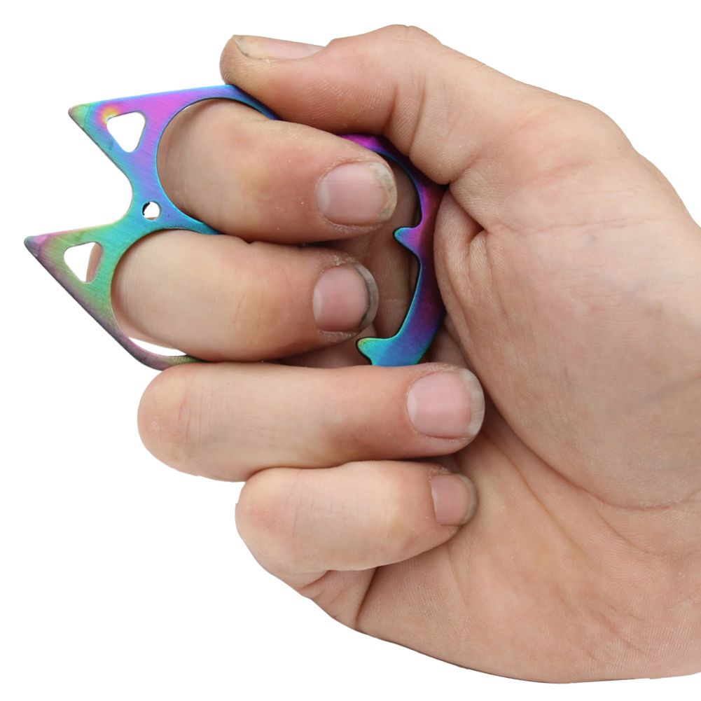 Personal Protection Feline RAINBOW Fusion Knuckle