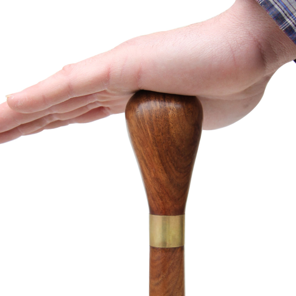 Sheesham Wood Knob Handle Walking Stick
