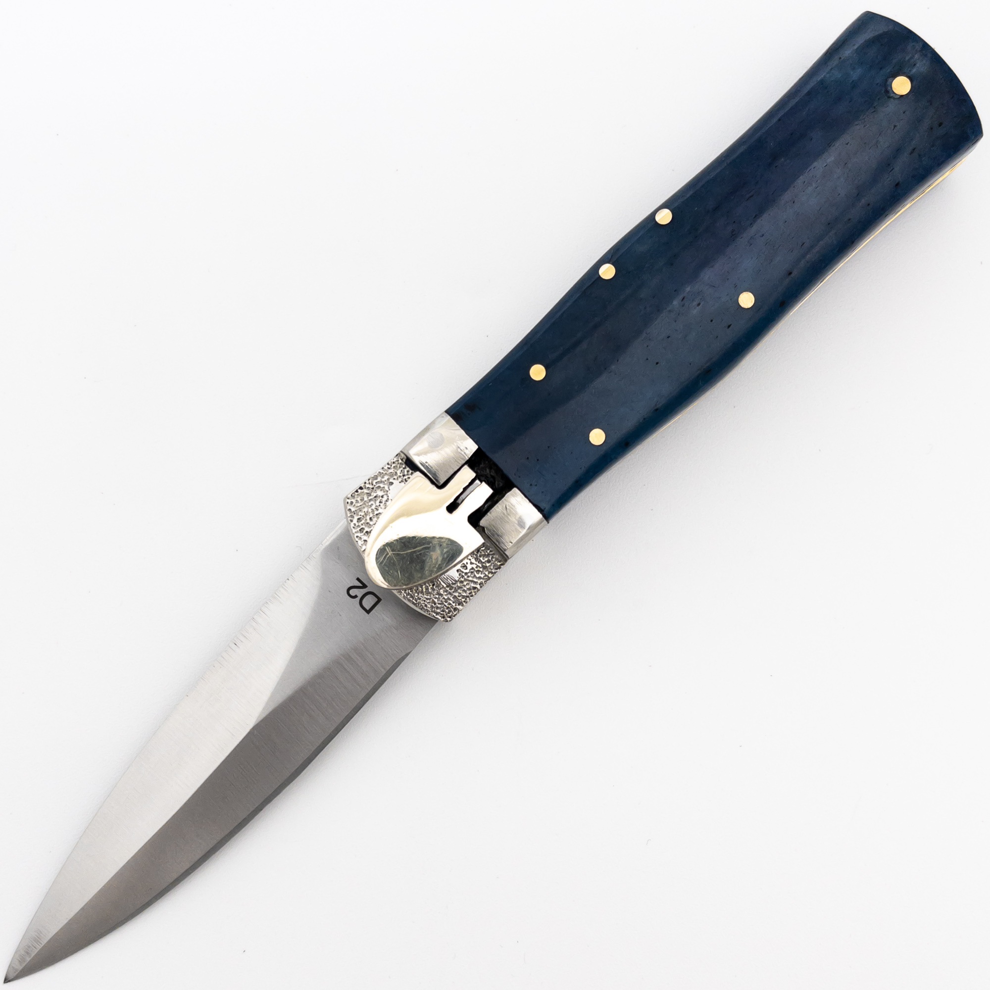 Silver Springs Handmade Automatic D2 Steel Lever Lock Knife