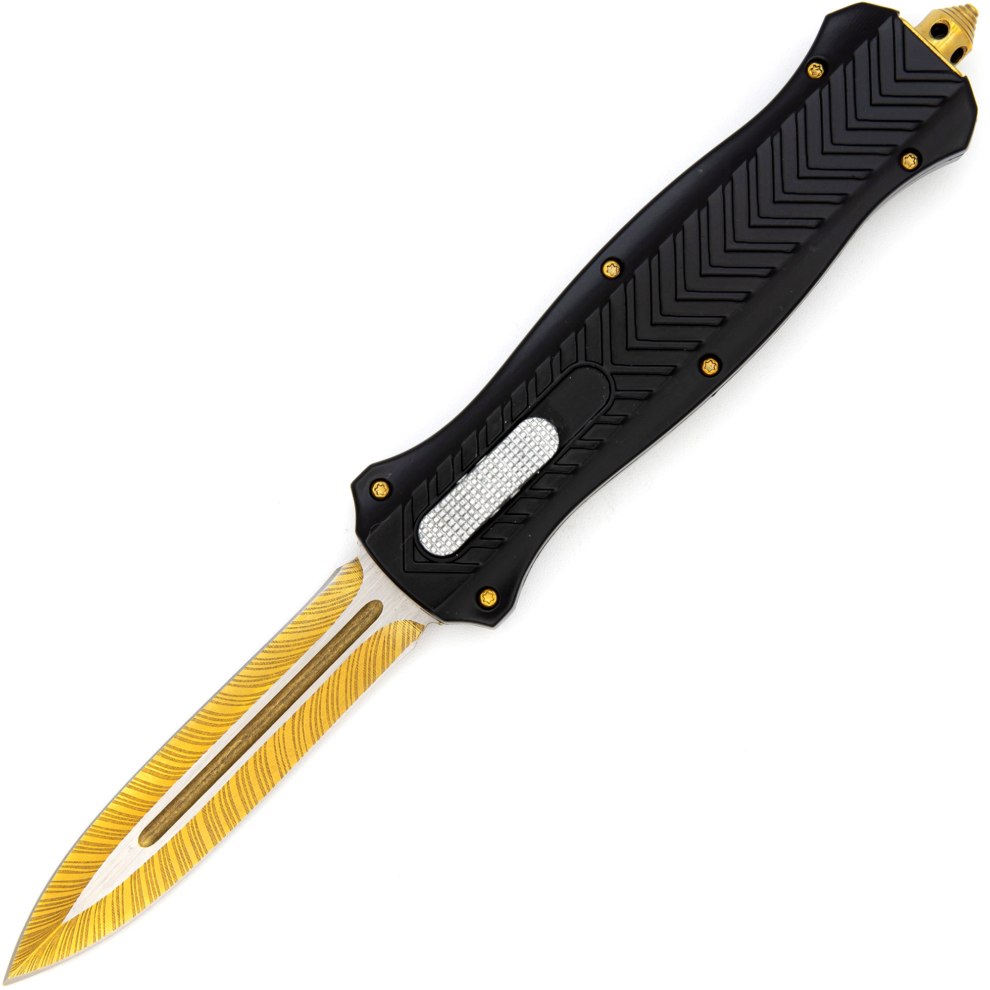 Pureblood Automatic GOLD OTF Out the Front Knife