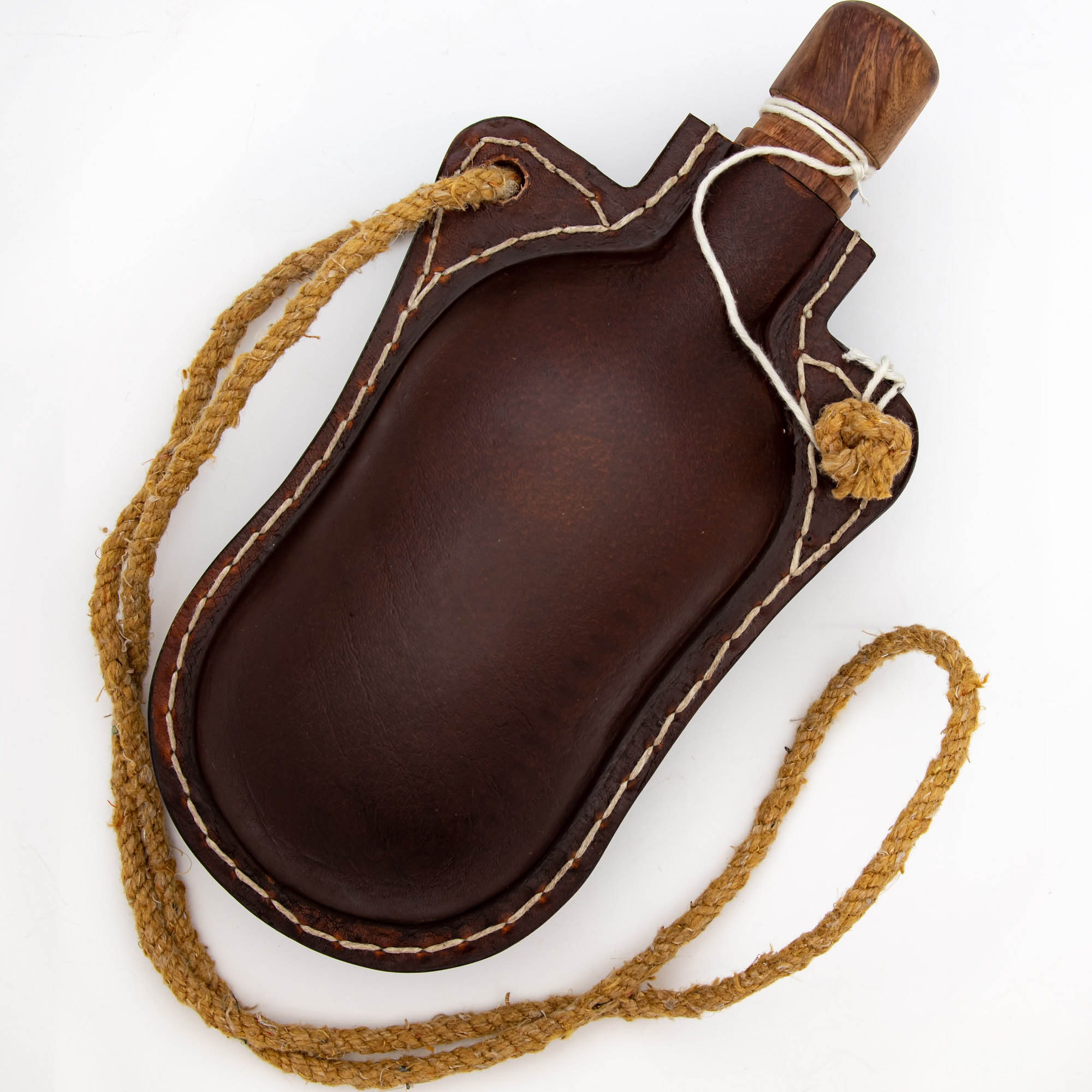 Hand Crafted Costrel LEATHER Canteen Bottle