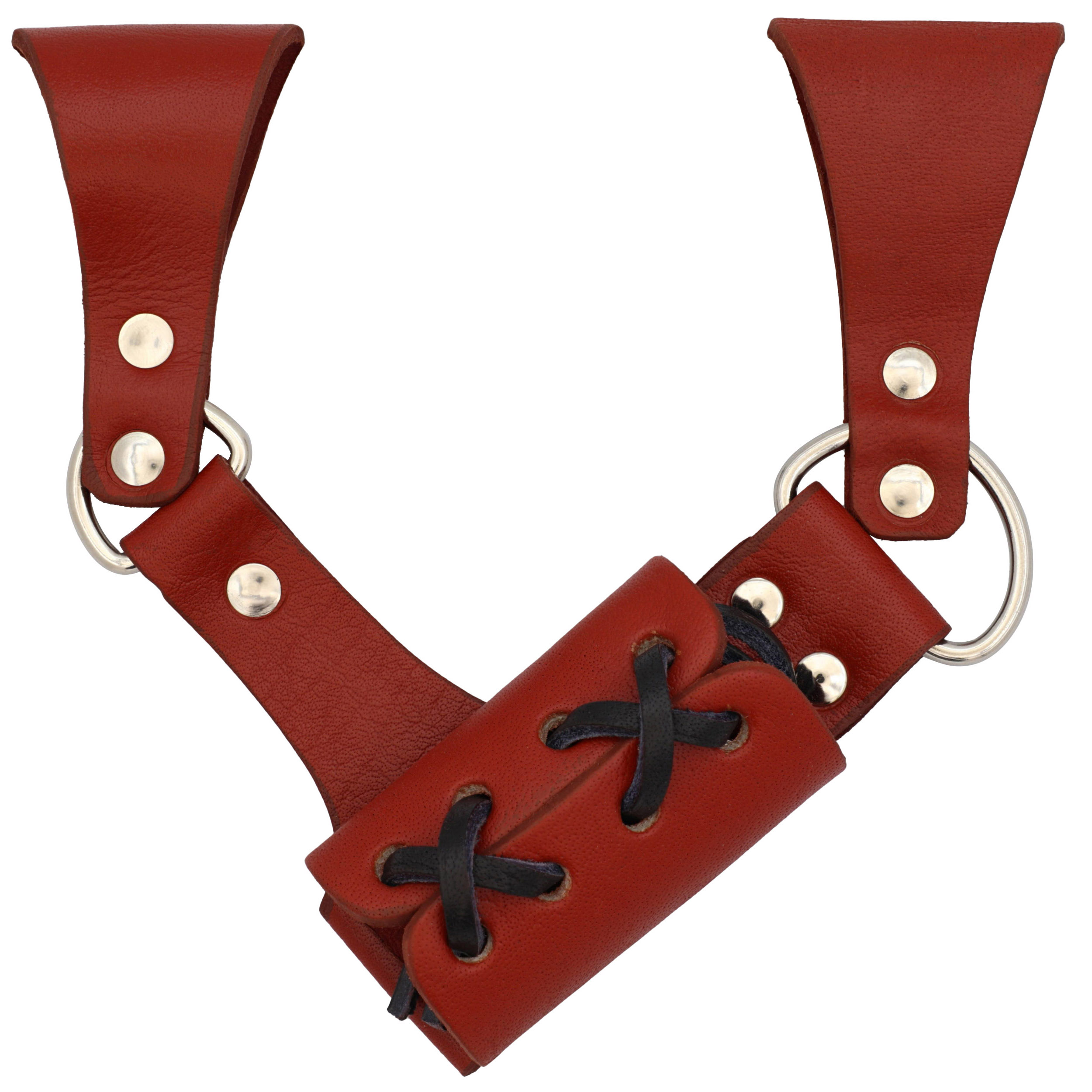 Left-Handed Renaissance Raven Blade Sword FROG | Maroon