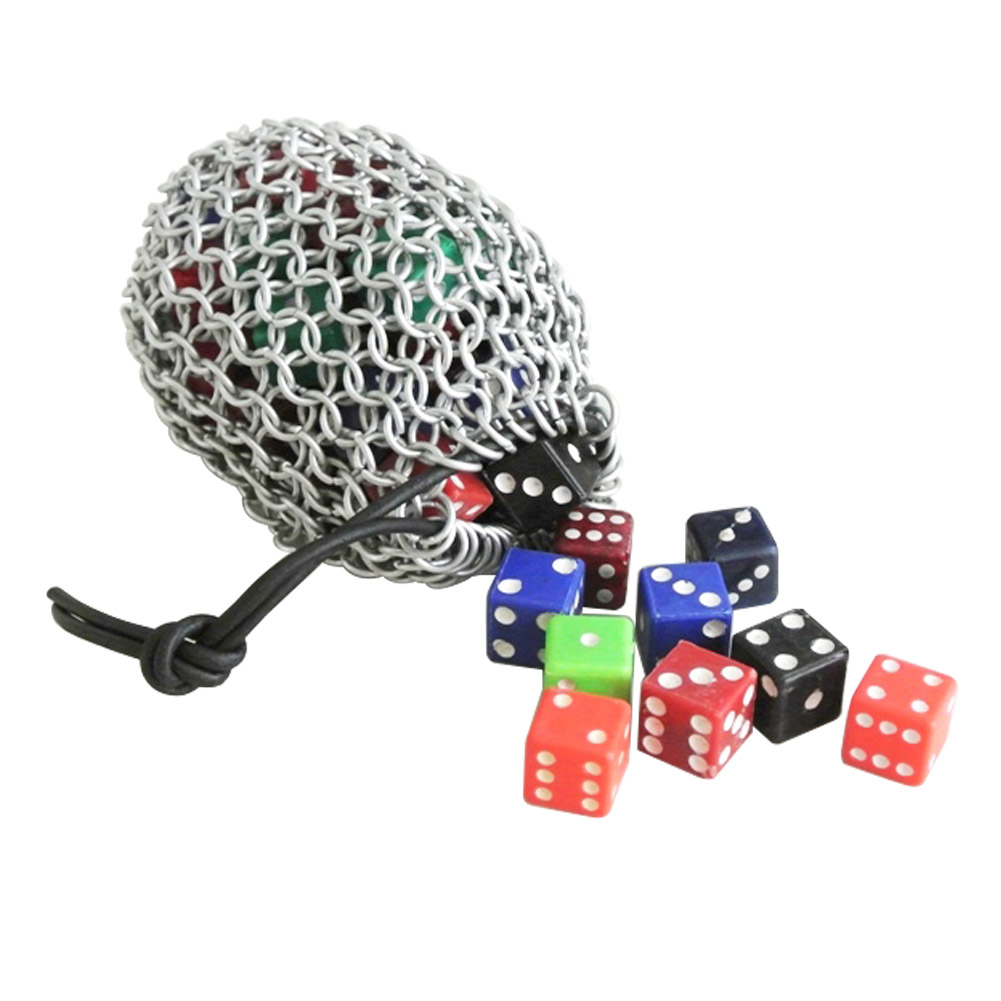 Medieval Chainmail Dice BAG