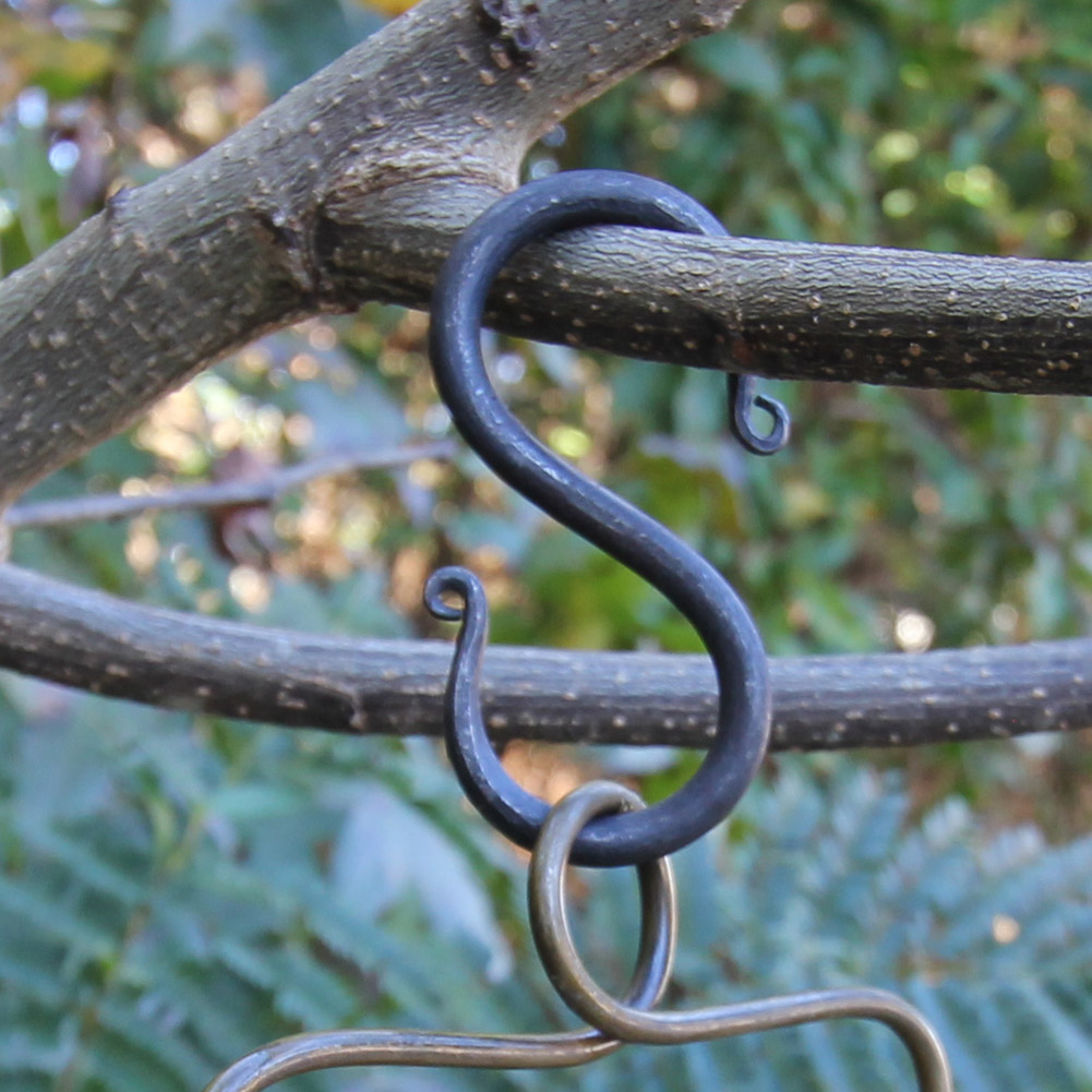 Medieval Forged Steel IRON S Shaped Hook