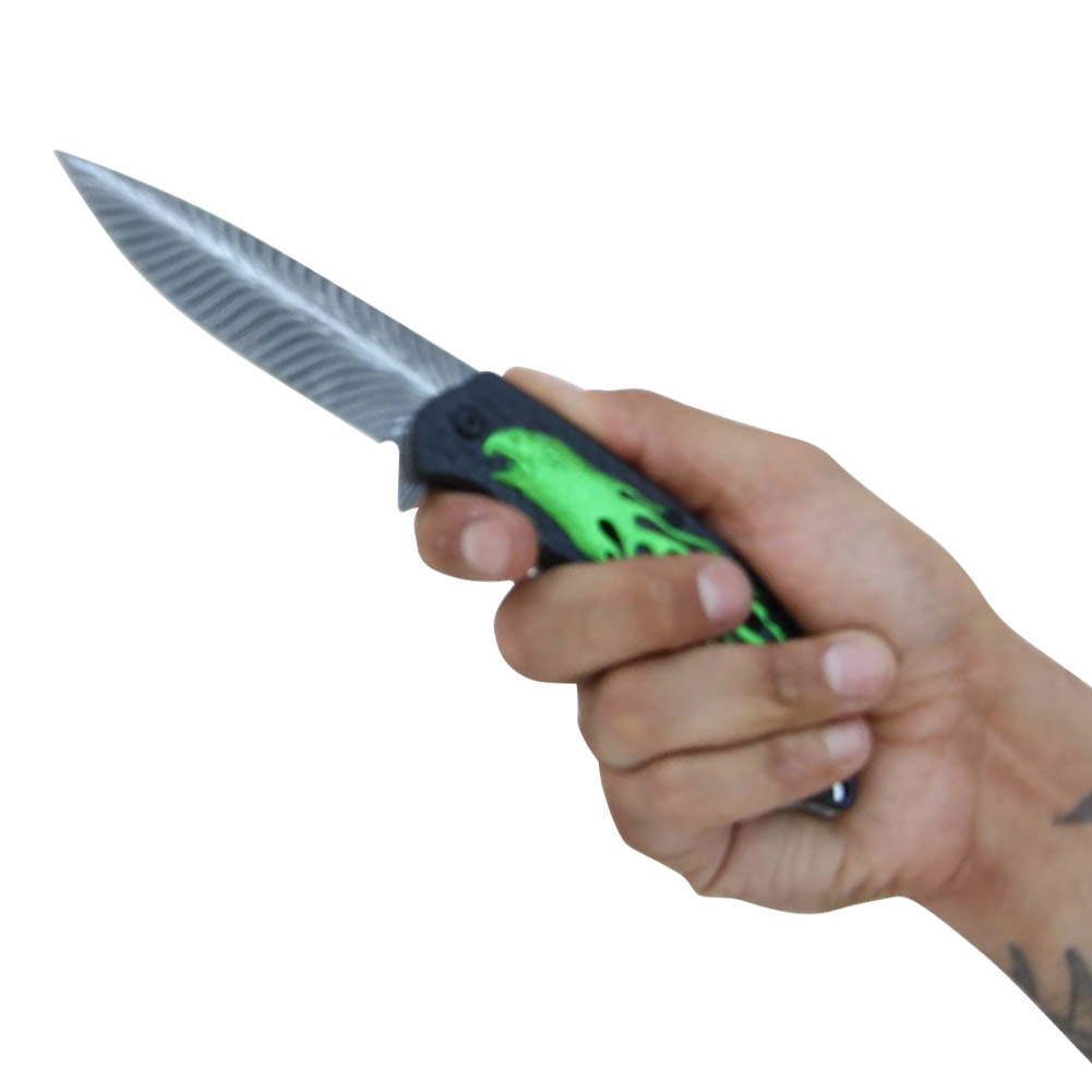 Assisted Opening War Bird Pocket Knife