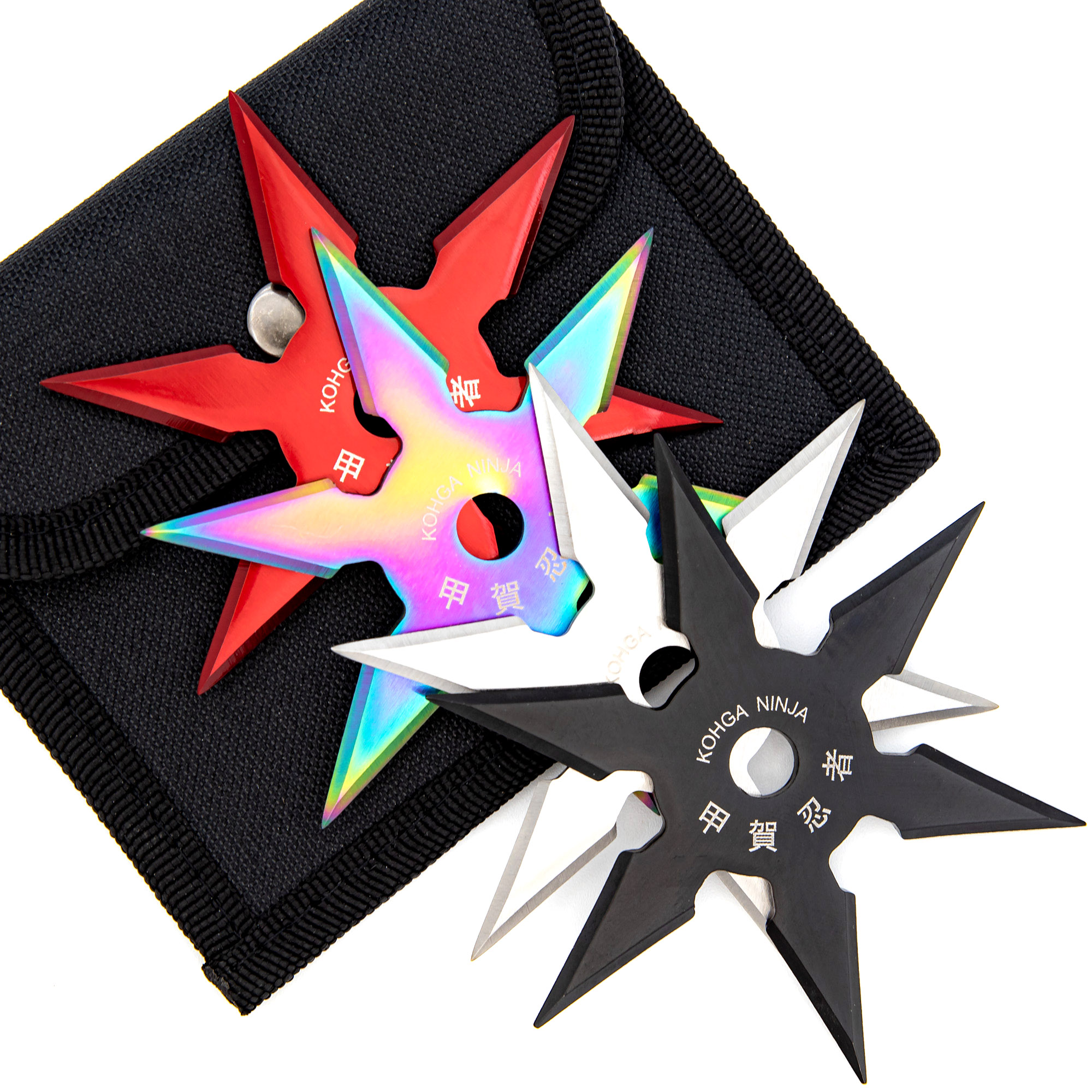 Khoga Ninja Six Point Sure STICK Throwing Star Choose your Color