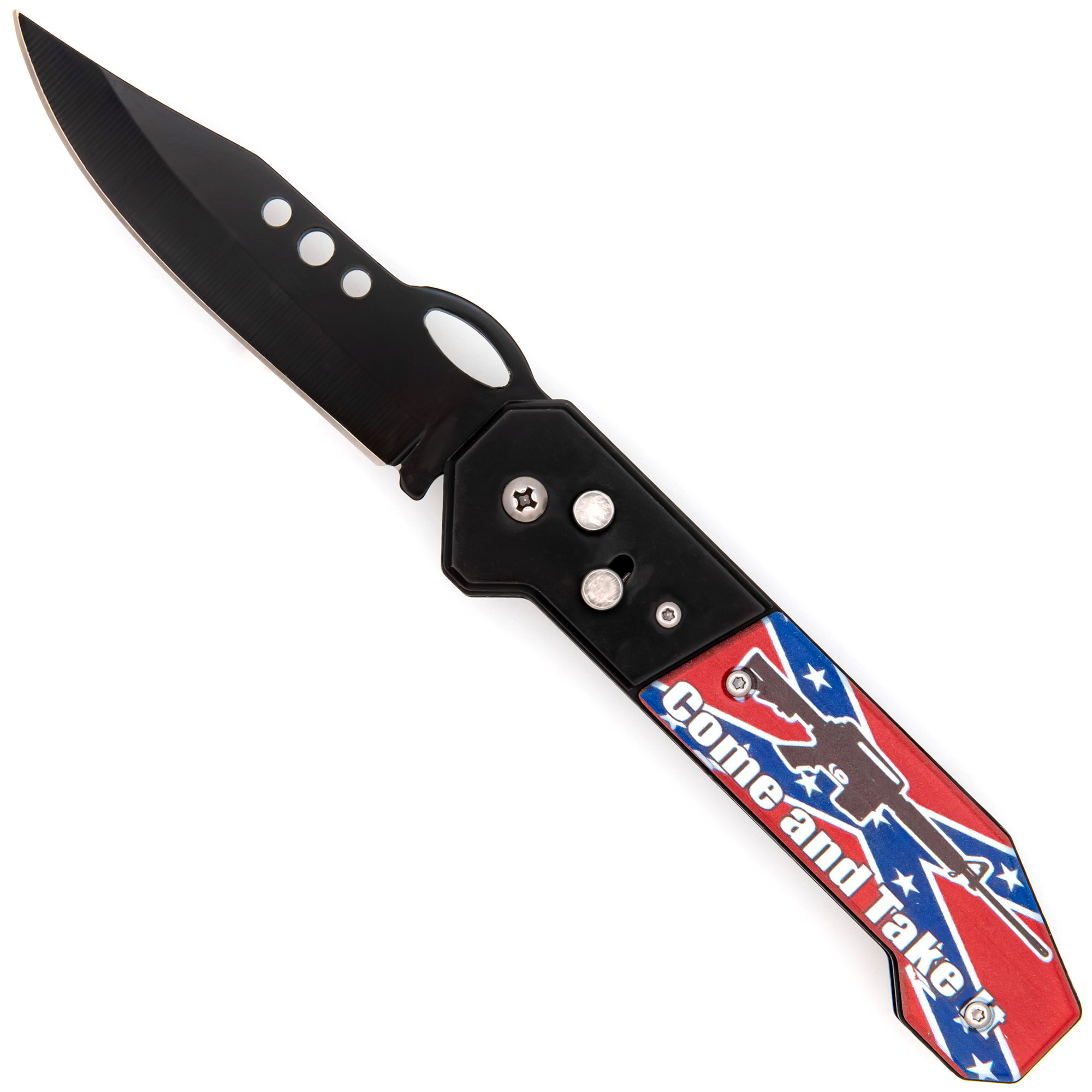 Code of Arms Automatic Push Button SWITCHBLADE Pocket Knife | Come & Take It