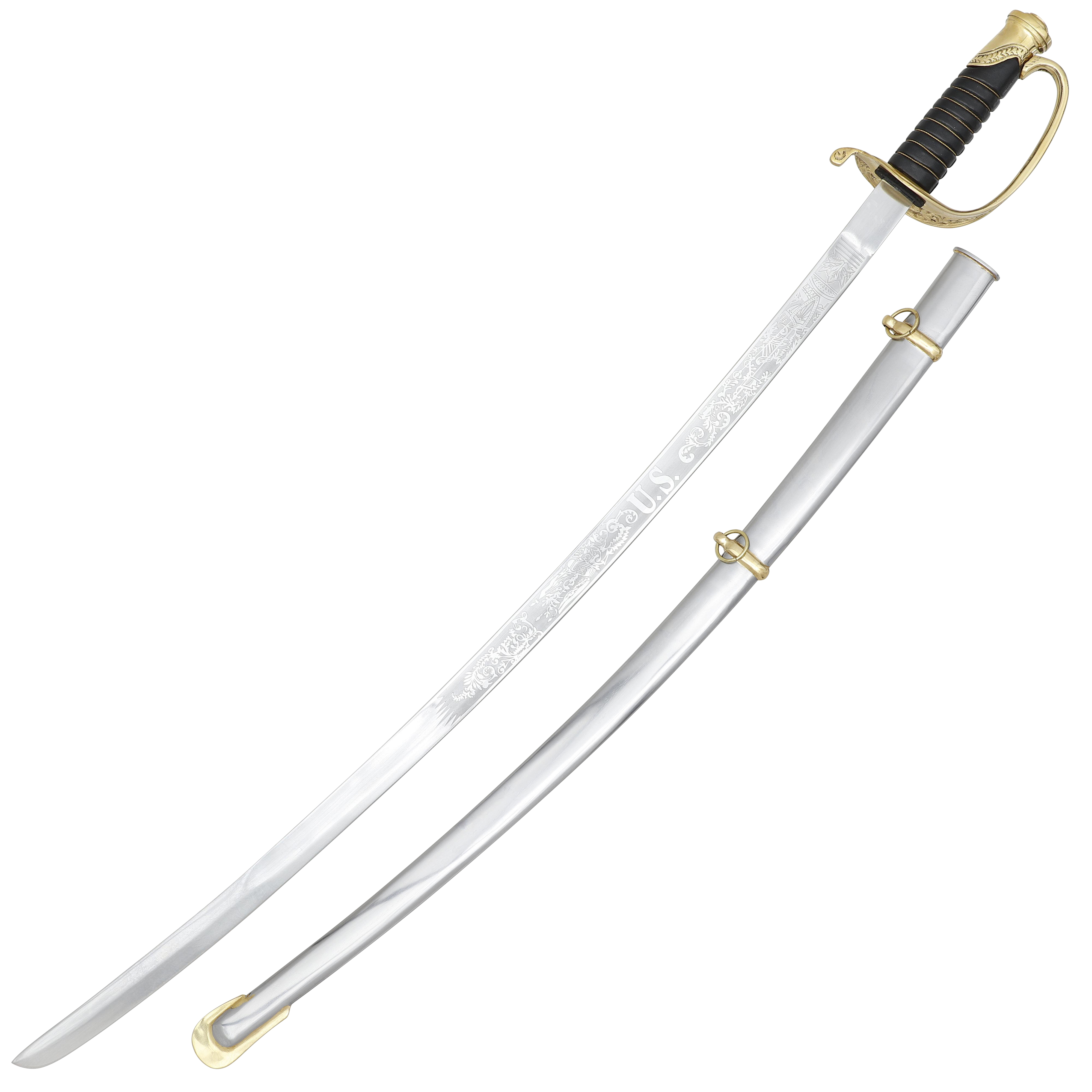 U.S Civil War 1850 Army Staff Field Officers Sword
