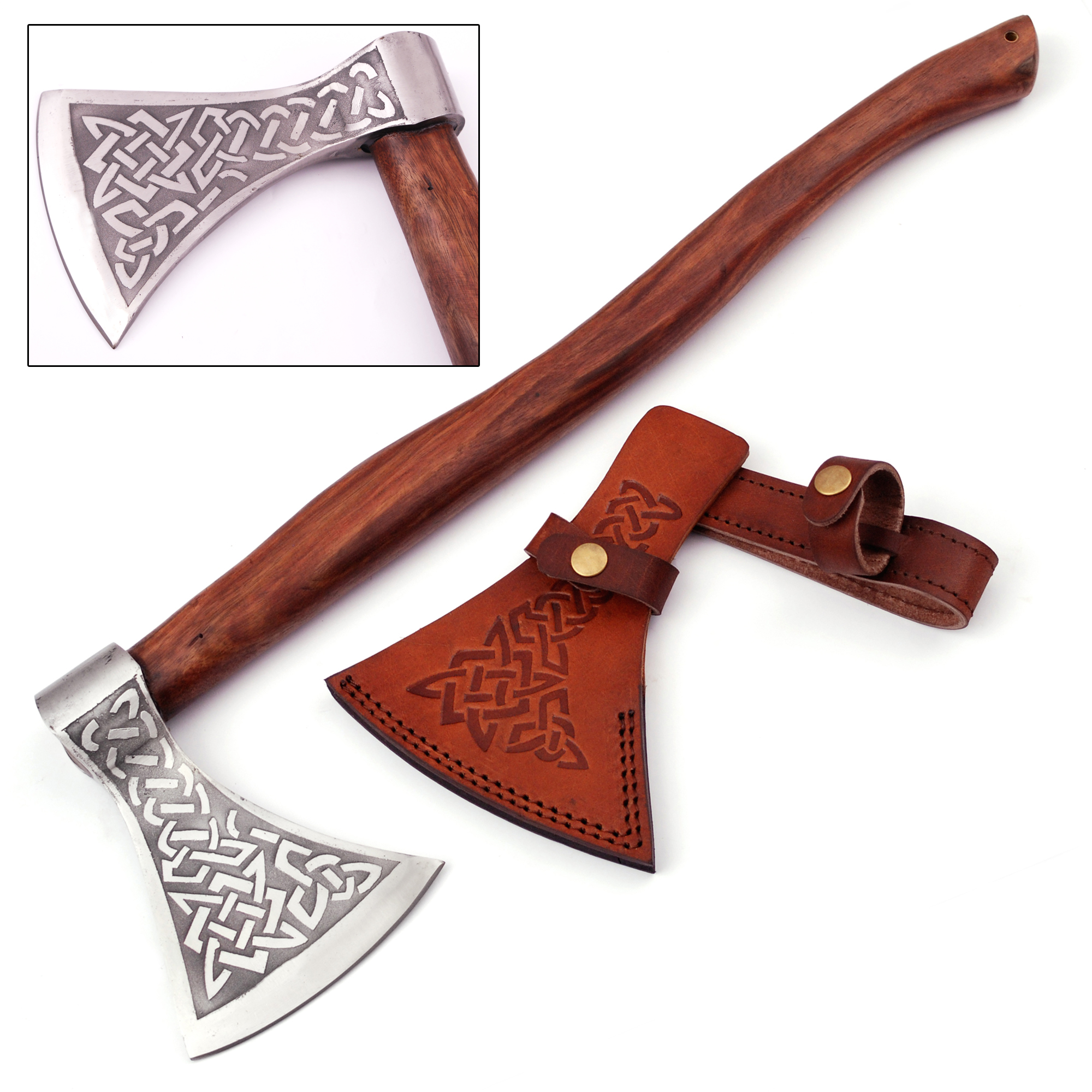 Herleifr Traditional Medieval Viking Battle Axe | Plain HANDLE |