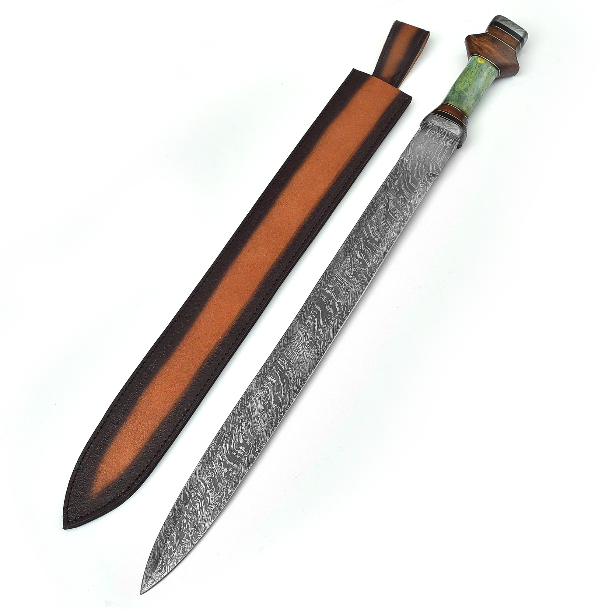 Medieval Roman Damascus Steel Gladiator Spatha SWORD