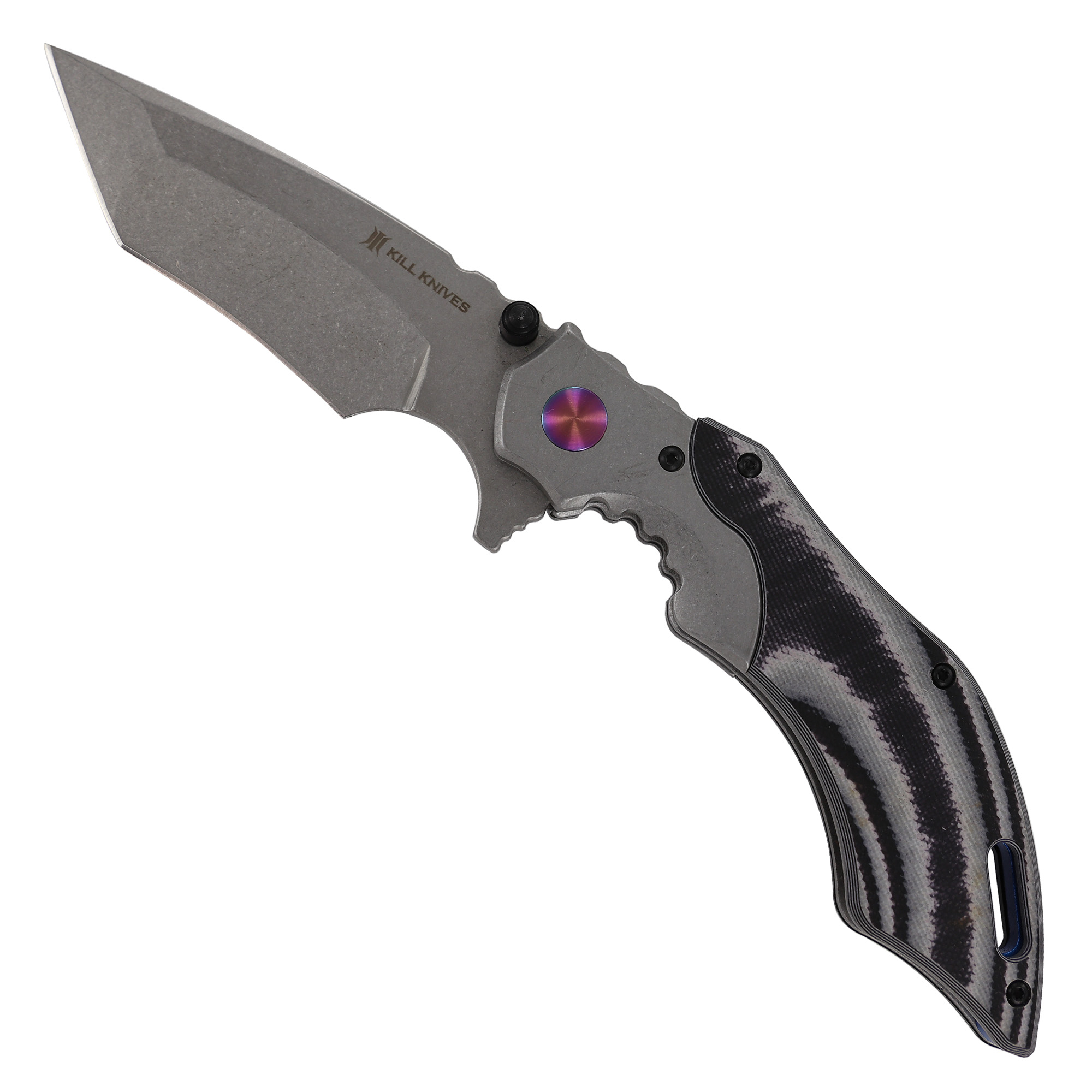 KILL KNIVES ? Apocalyptic High Quality D2 Steel Ball Bearing Spring Assist Pocket KNIFE