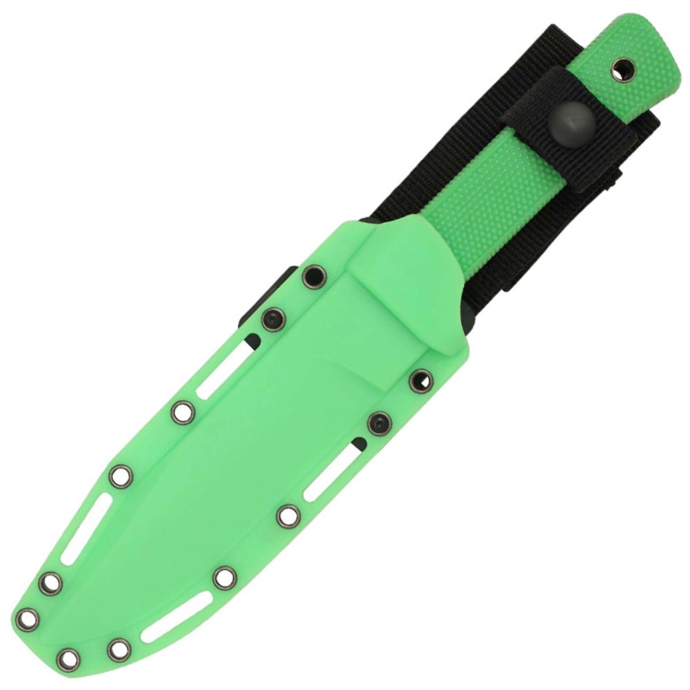 Full Tang Clip Point Hunting KNIFE Green