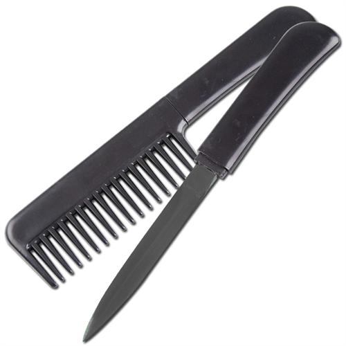 Secure COSMETICS Stealth Comb Knife Black