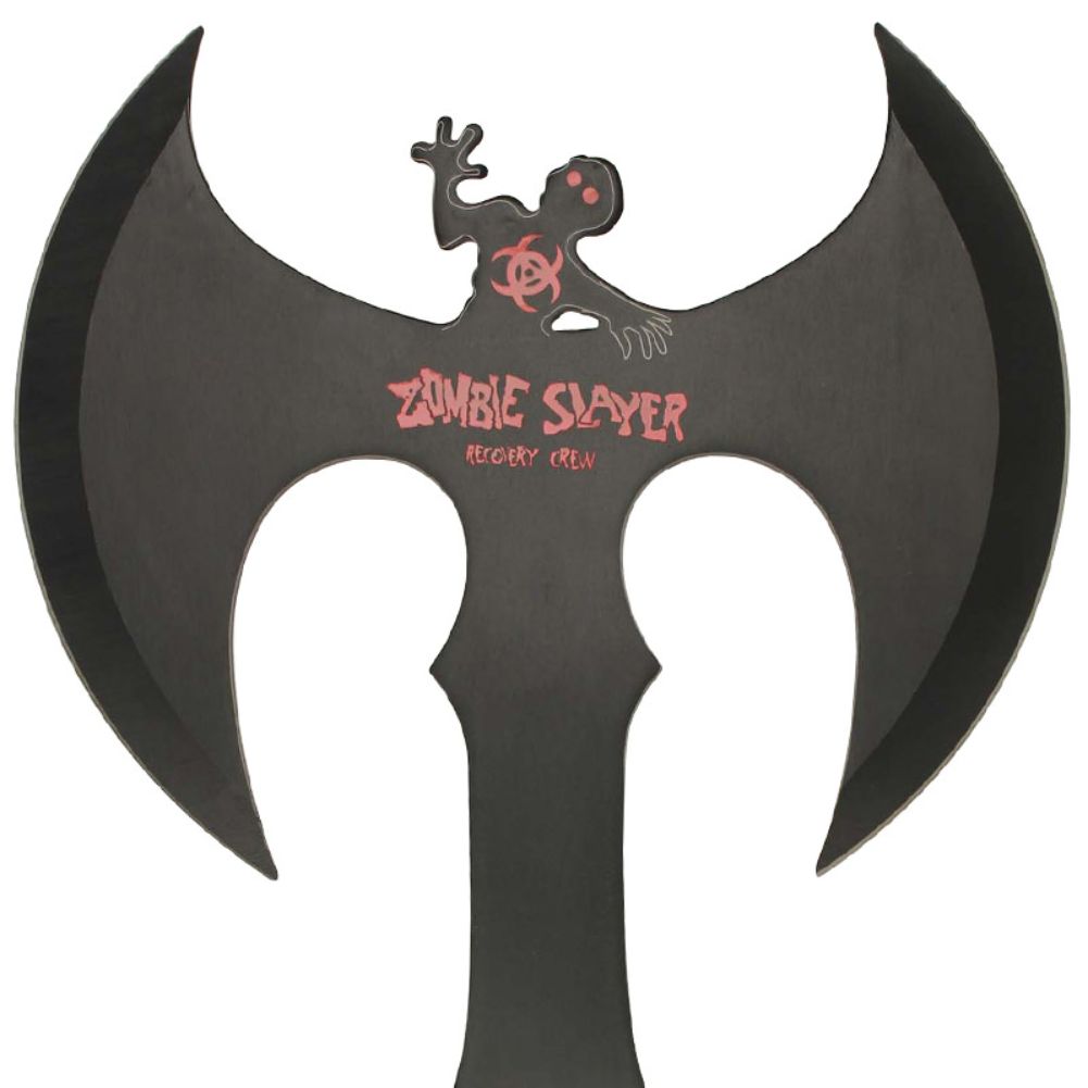 Domination Full Tang Double Headed Axe RED