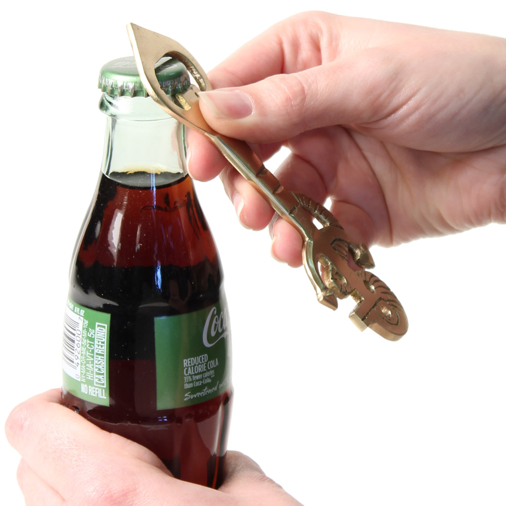 Mariner Brass Anchor with Rope Bottle Opener