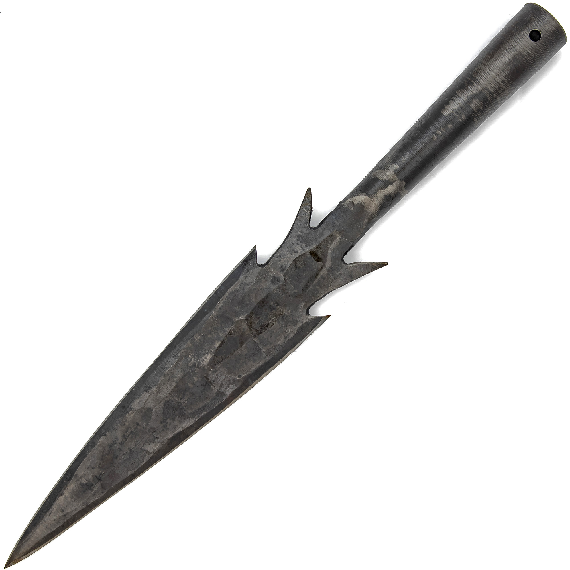 Corsair Flying Barbed Spear Head | 12.5 Inches Textured Sharpened Made from a Single Rod of High CAR