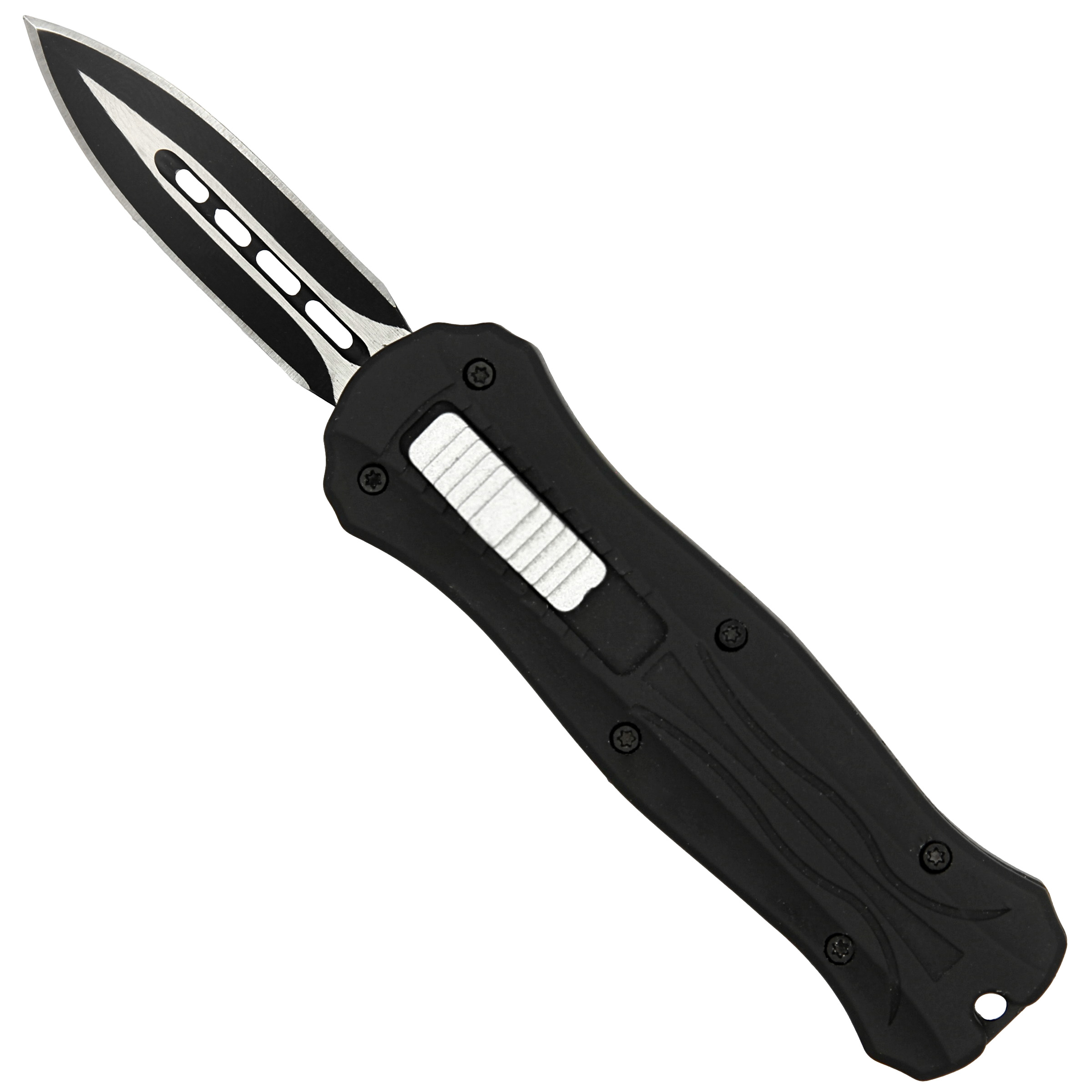 Agonizing Thorn Compact Black Double Edge Mini OTF Knives