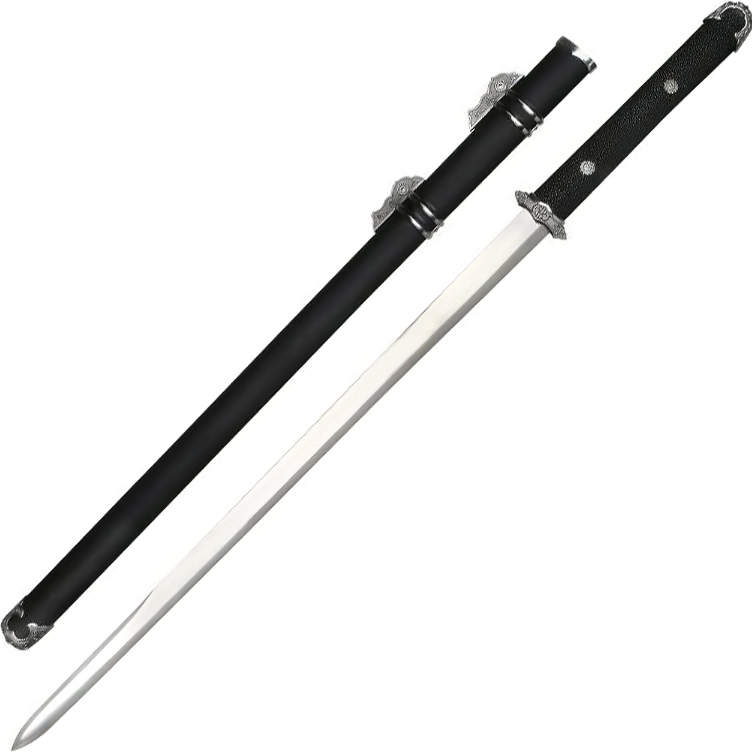 Death Seal Fully Functional Japanese Endo SWORD W/ Rayskin Handle