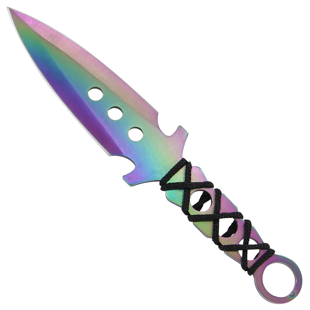 Practice Psychedelic Torque Throwing Knives