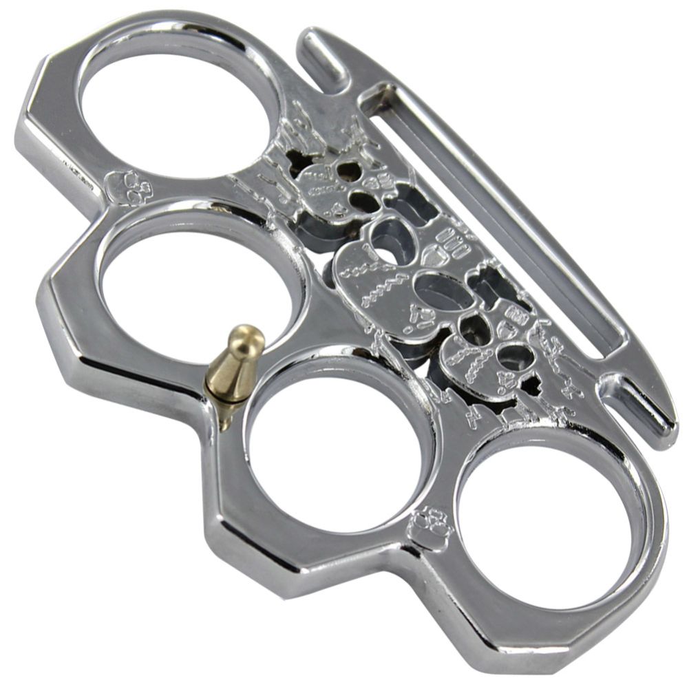 Deaths Triad Silver Knuckle BUCKLE
