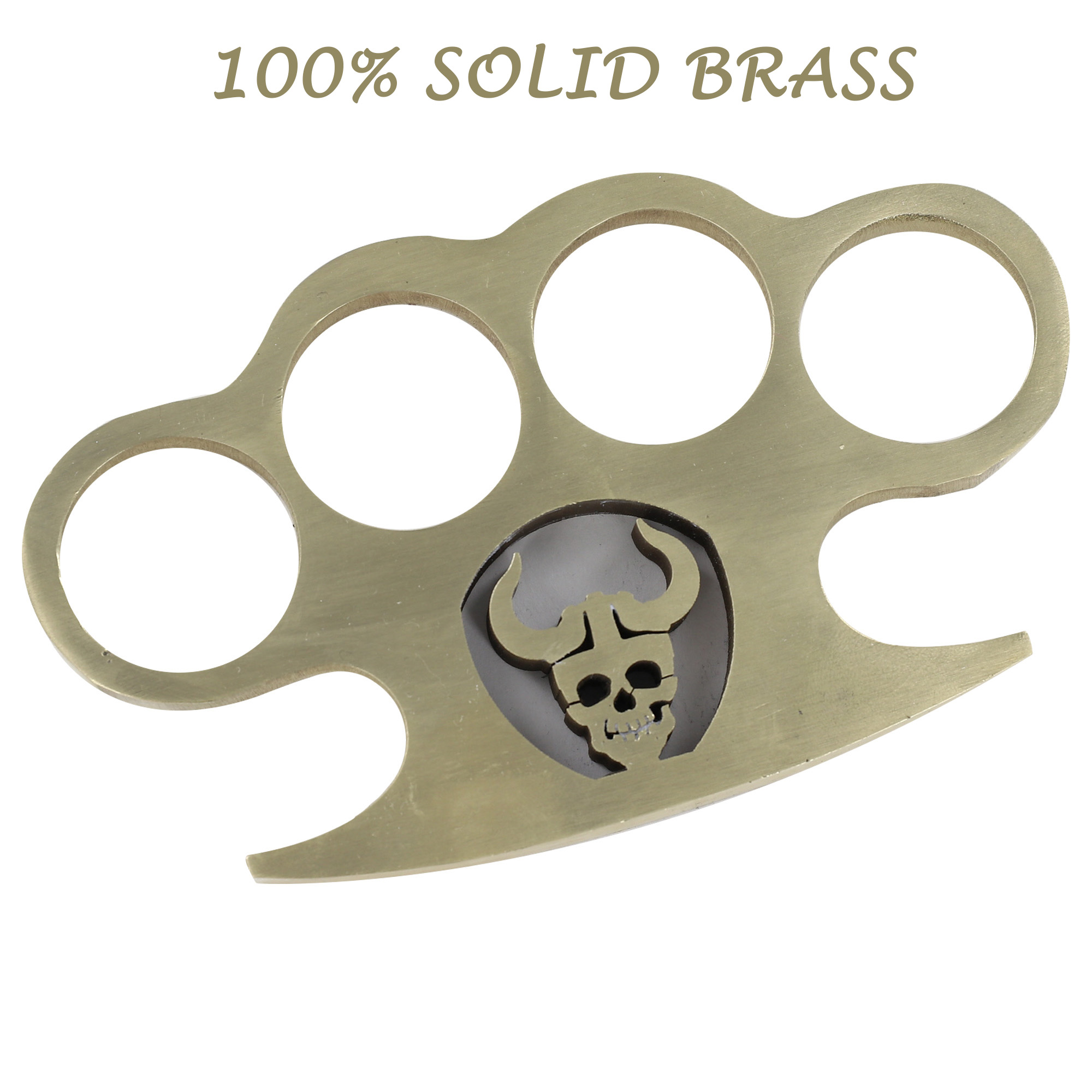 Long Way Down Solid BrASs Knuckle Paper Weight Accessory